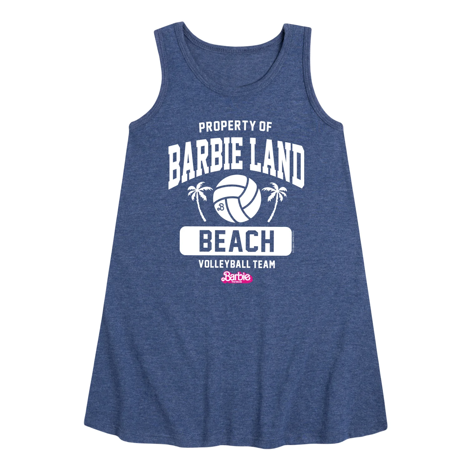 Barbie - Property of Barbie Land Beach Volleyball Team - Toddler & Youth Girls A-line Dress