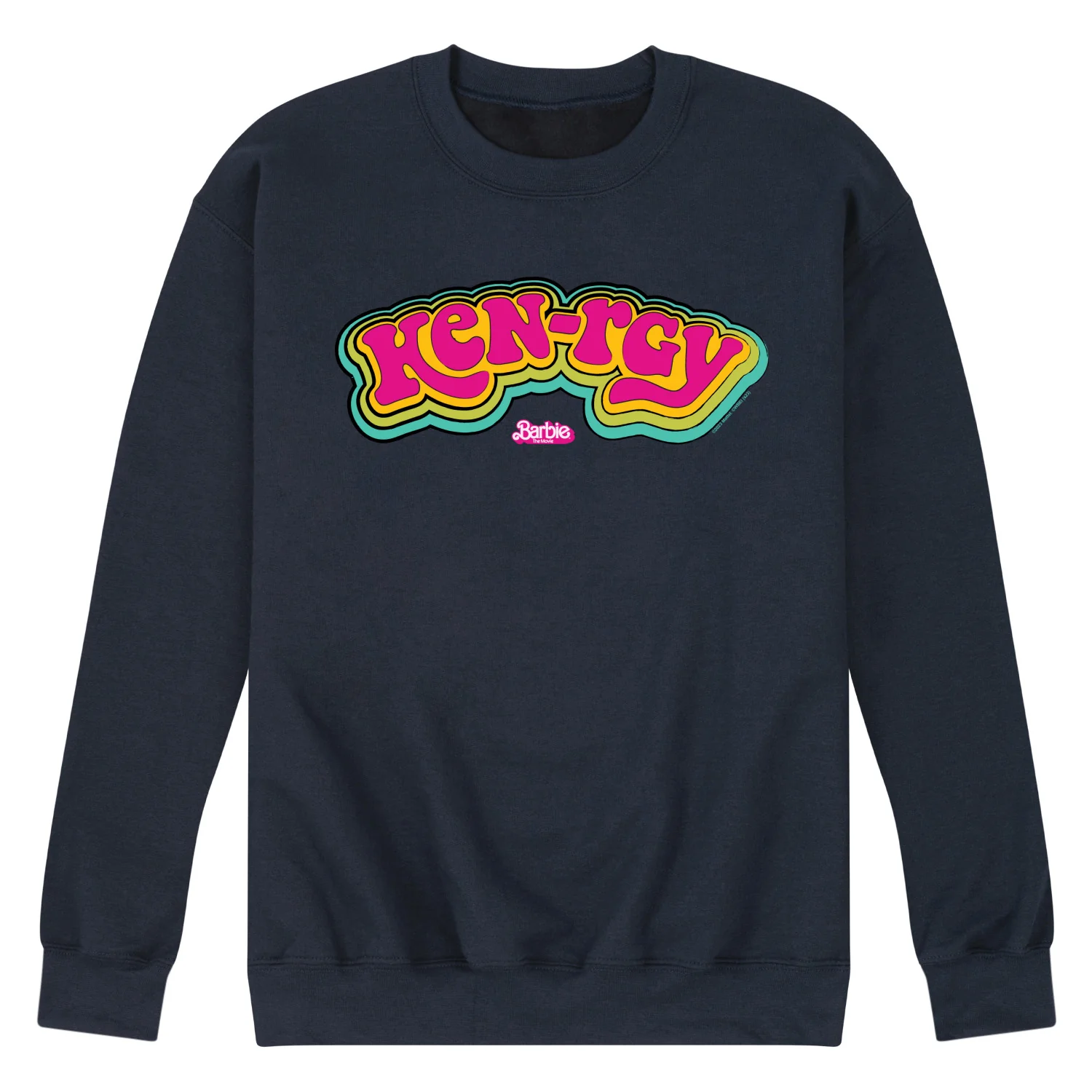 Barbie The Movie - Kenrgy 70S - Men's Crew Neck Fleece Pullover - Image 2