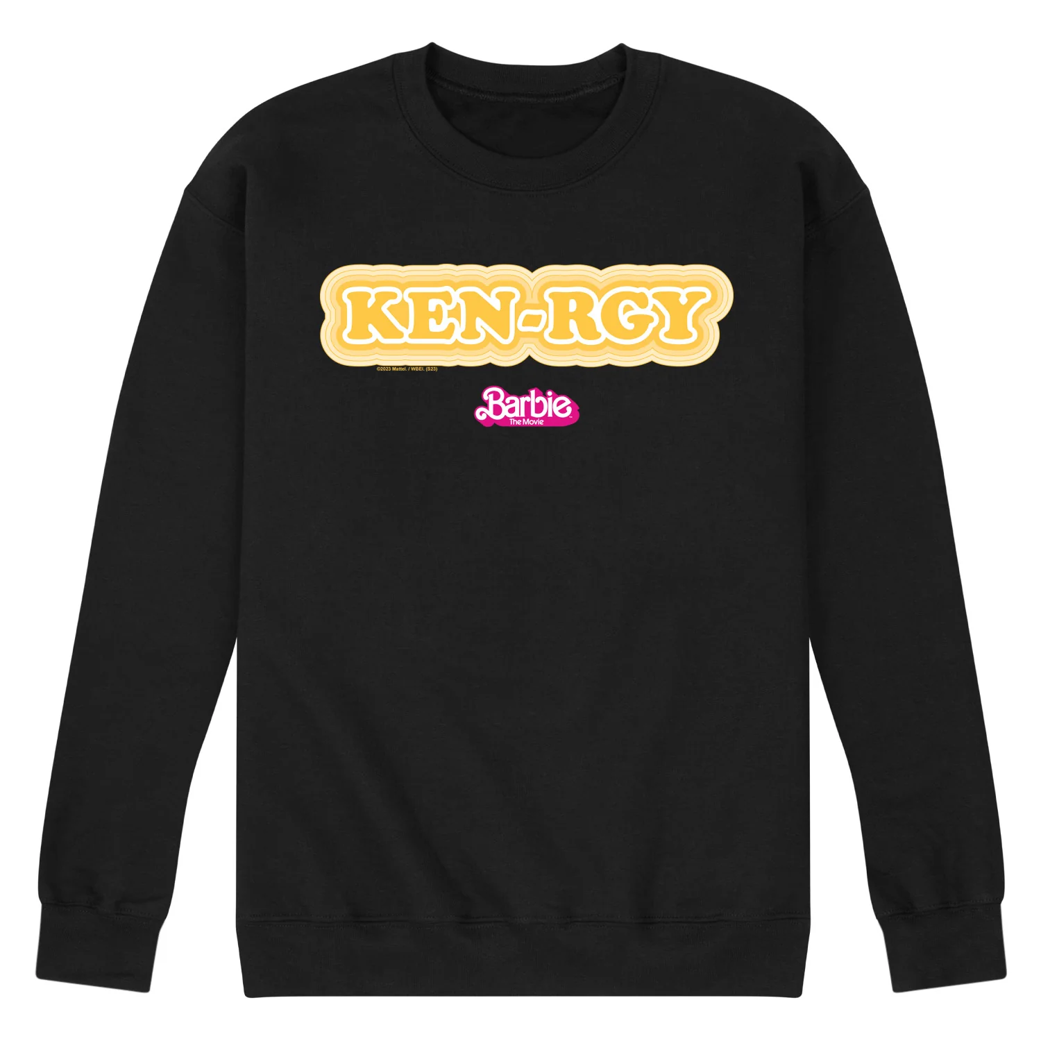 Barbie The Movie - Kenrgy Orange - Men's Crew Neck Fleece Pullover - Image 3