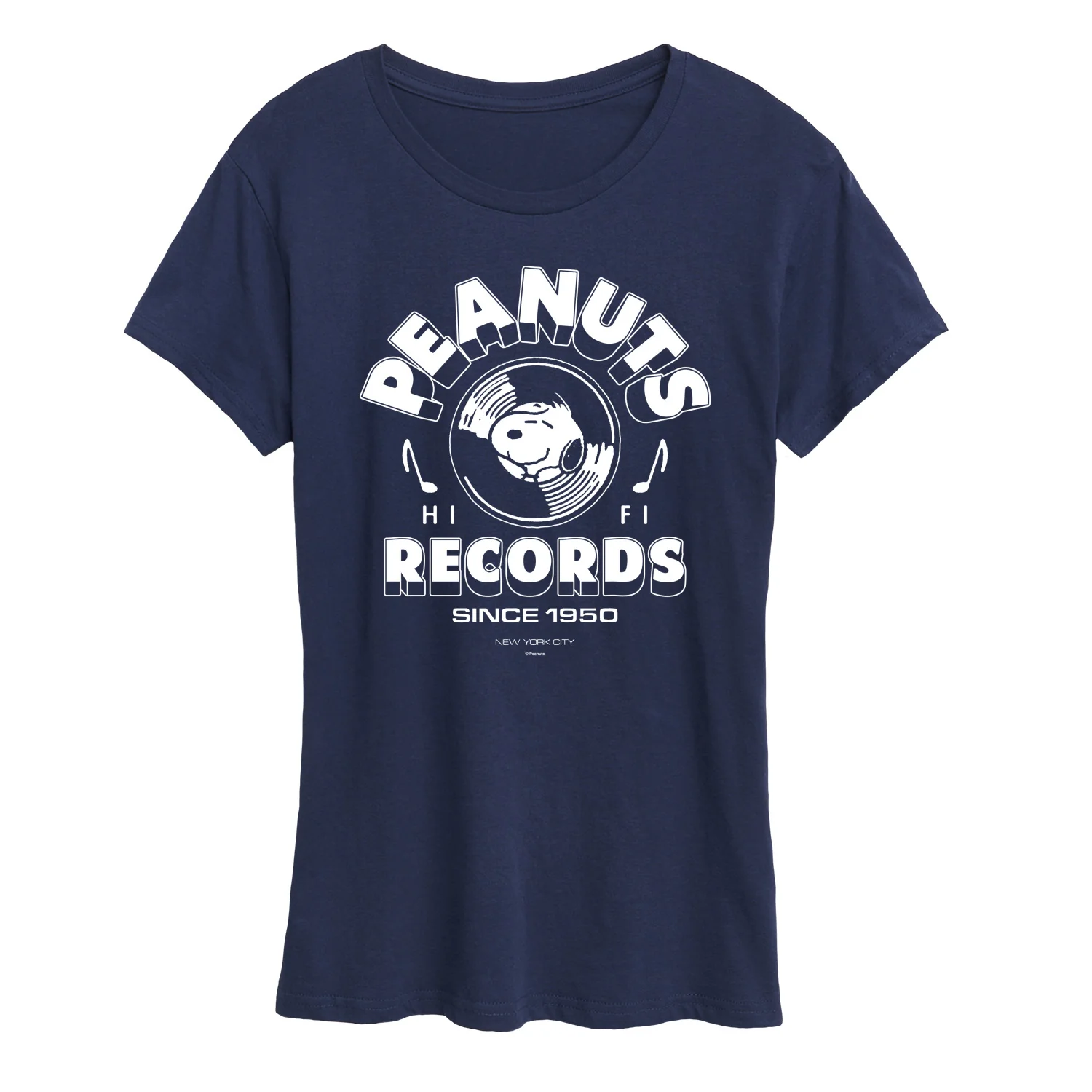 Peanuts - Snoopy Vinyl - Women's Short Sleeve Graphic T-Shirt - Image 3