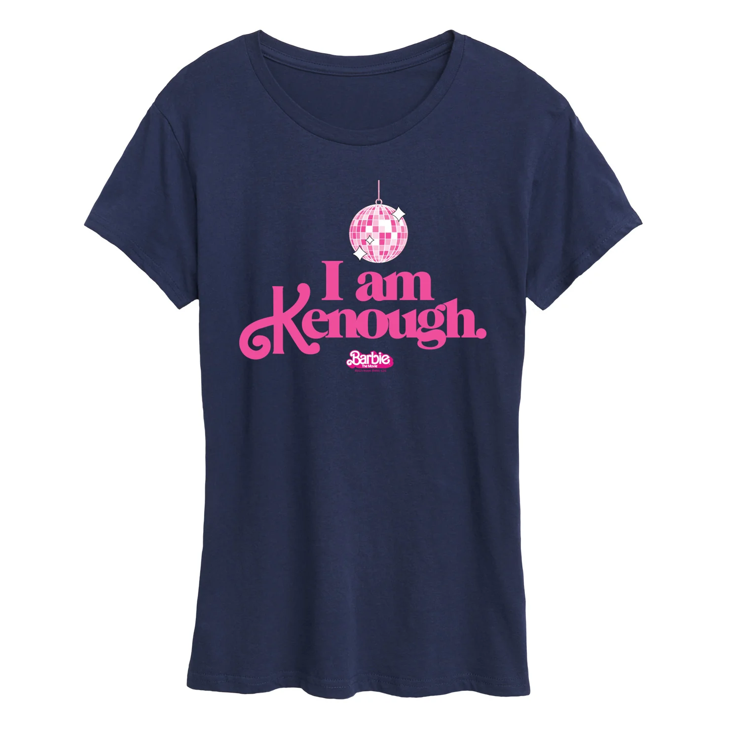Barbie The Movie - I Am Kenough Disco Ball - Women's Short Sleeve Graphic T-Shirt - Image 5