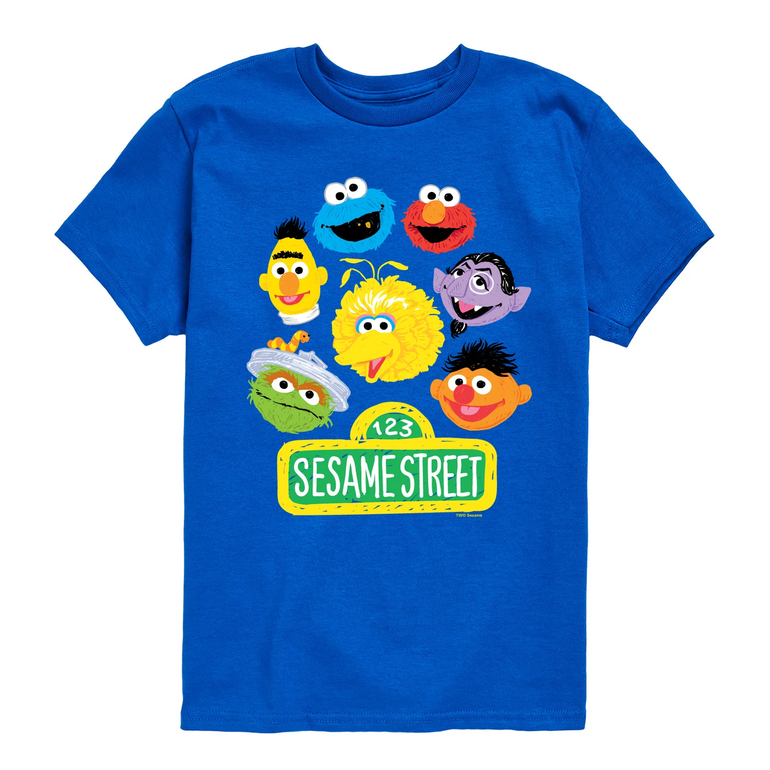 Sesame Street - Group - Toddler and Youth Short Sleeve Graphic T-Shirt - Image 4