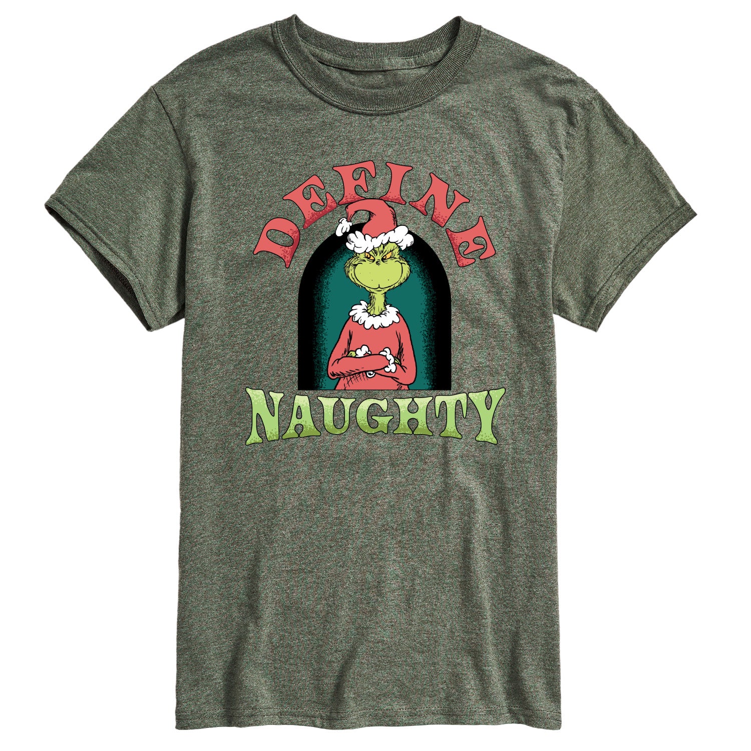 The Grinch - Define Naughty - Men's Short Sleeve Graphic T-Shirt - Image 2
