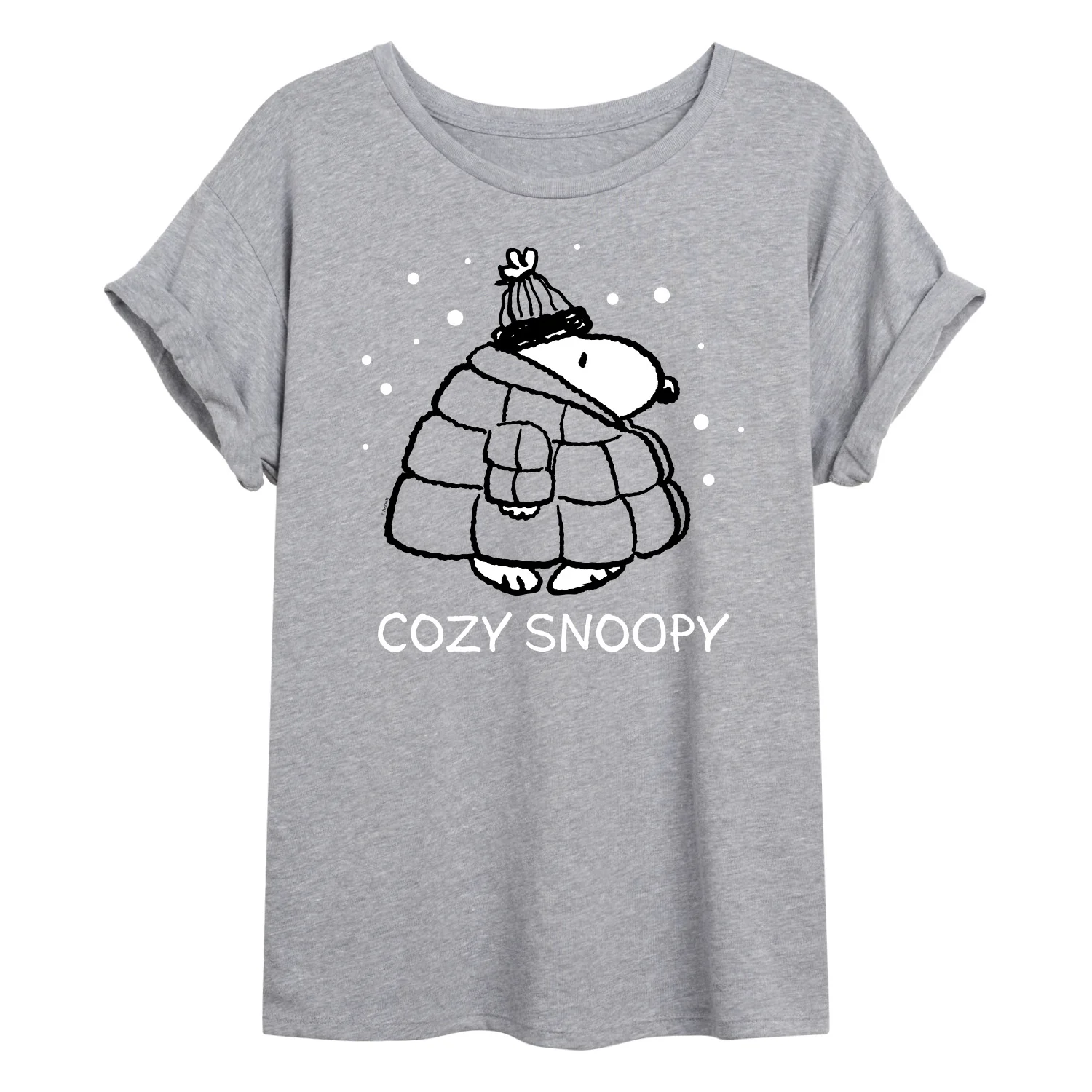 Peanuts - Cozy Snoopy - Women's Oversized T-Shirt