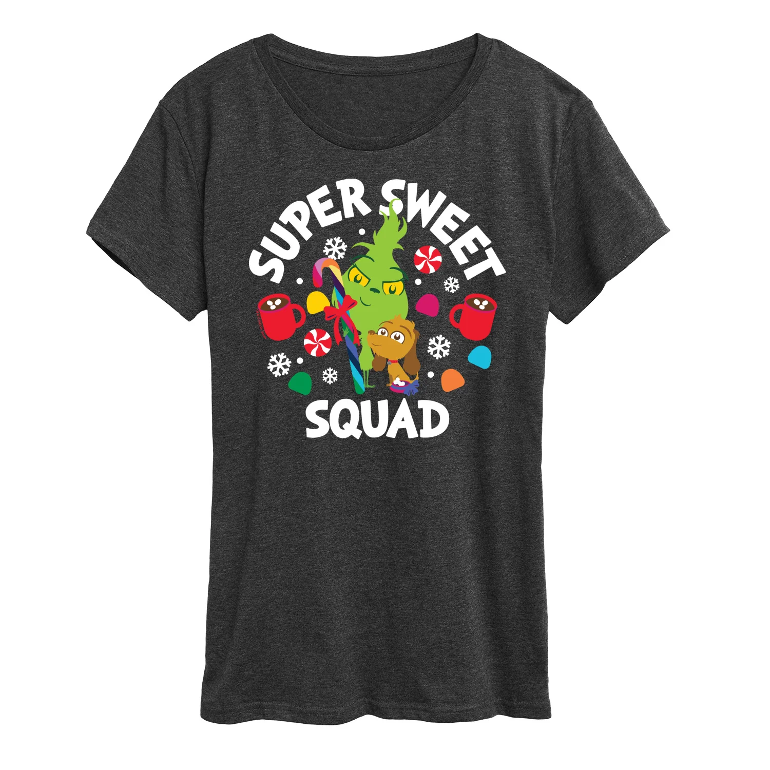 Dr. Seuss The Grinch - Little Grinch - Super Sweet Squad - Women's Short Sleeve Graphic T-Shirt - Image 3