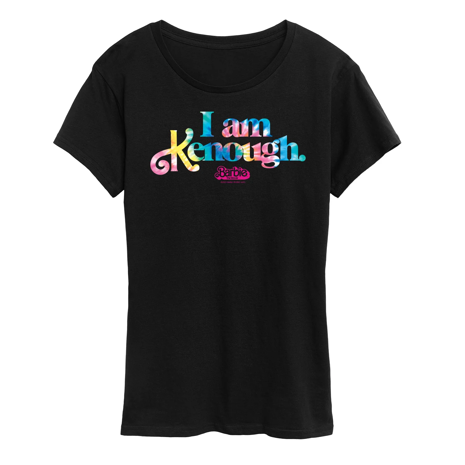 Barbie The Movie - I Am Kenough Tie Dye Full - Women's Short Sleeve Graphic T-Shirt - Image 2