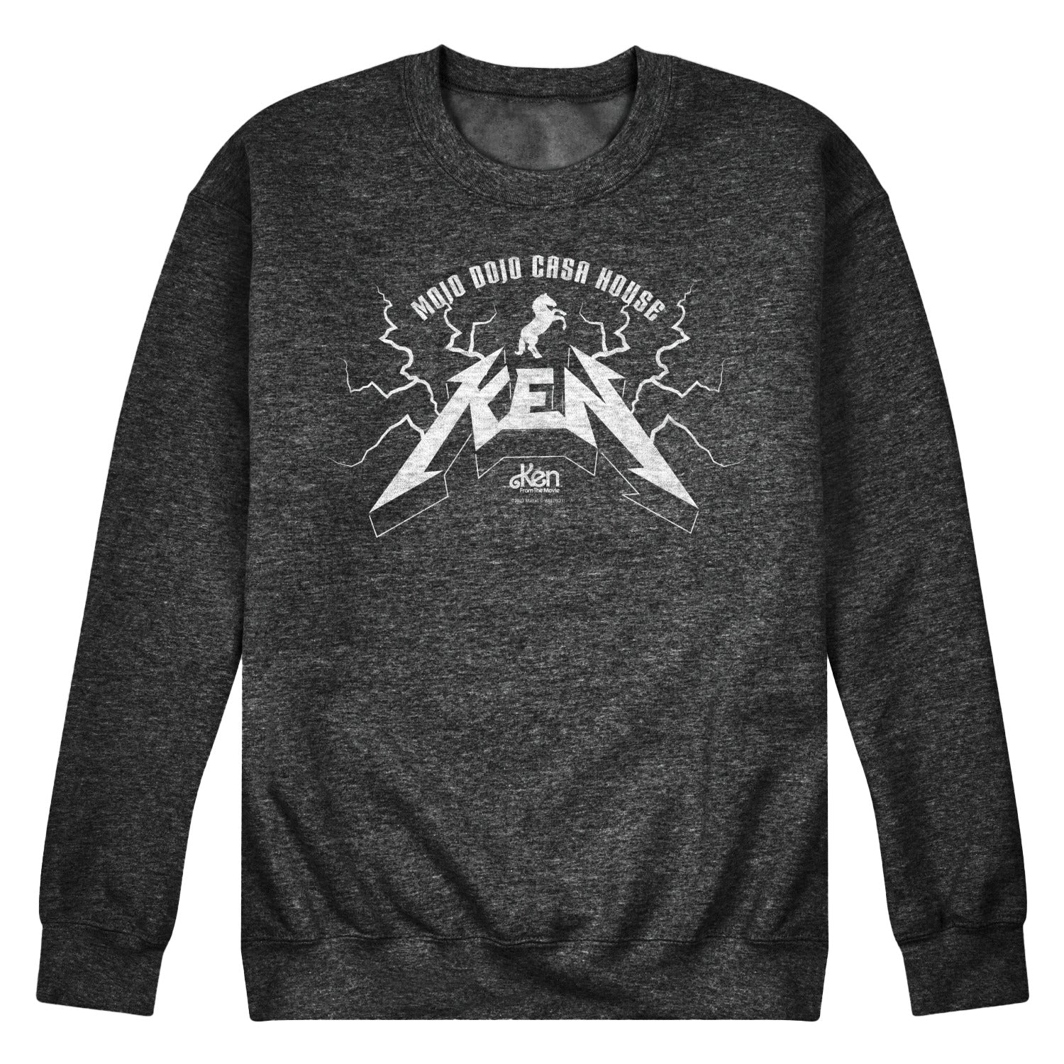 Barbie The Movie - Country Metal Ken  - Men's Crew Neck Fleece Pullover - Image 3