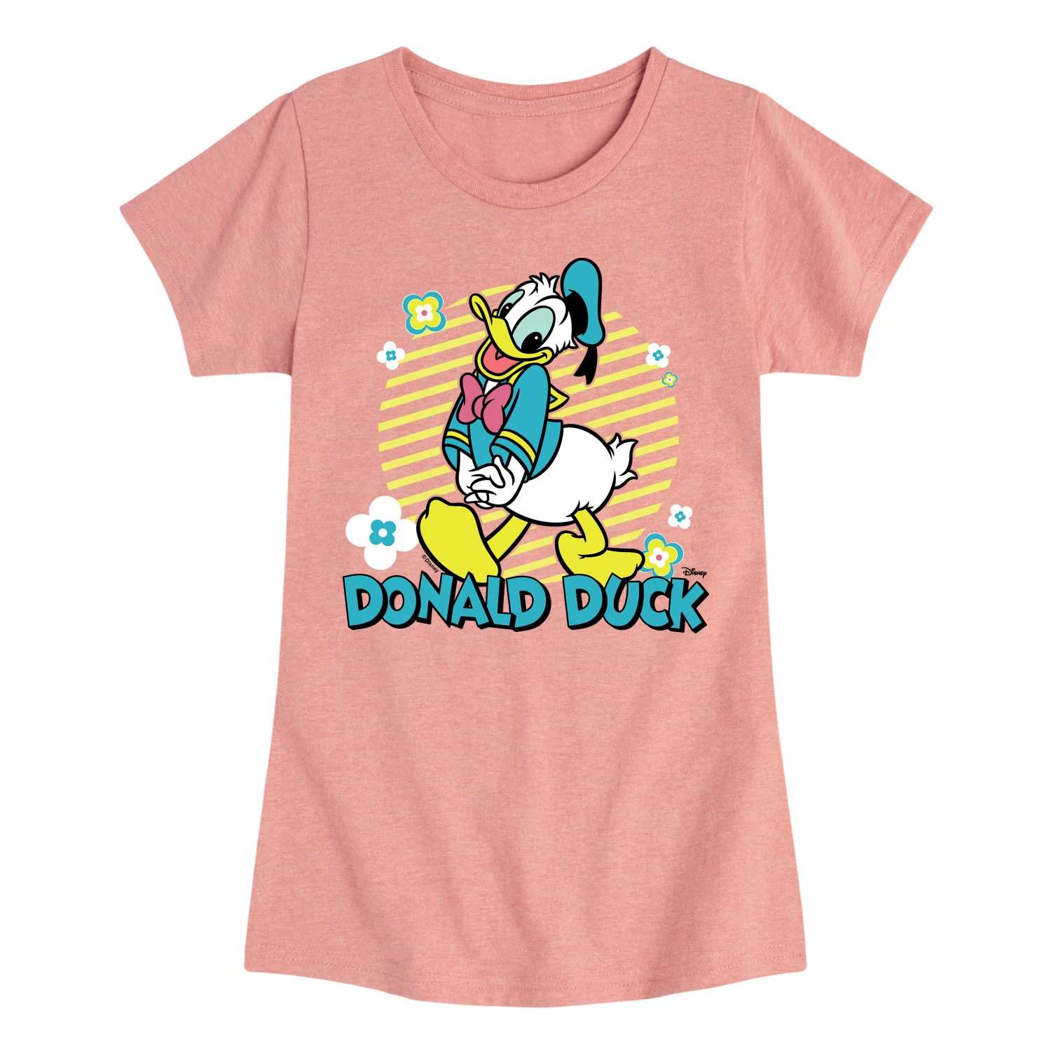 Disney - Donald Duck - Toddler & Youth Girls Short Sleeve Graphic T-Shirt - Image 4