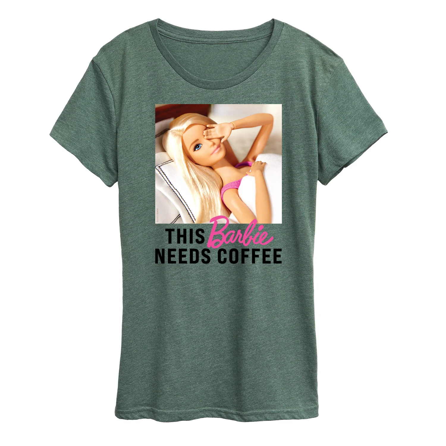 Barbie - This Barbie Needs Coffee - Women's Short Sleeve Graphic T-Shirt - Image 2