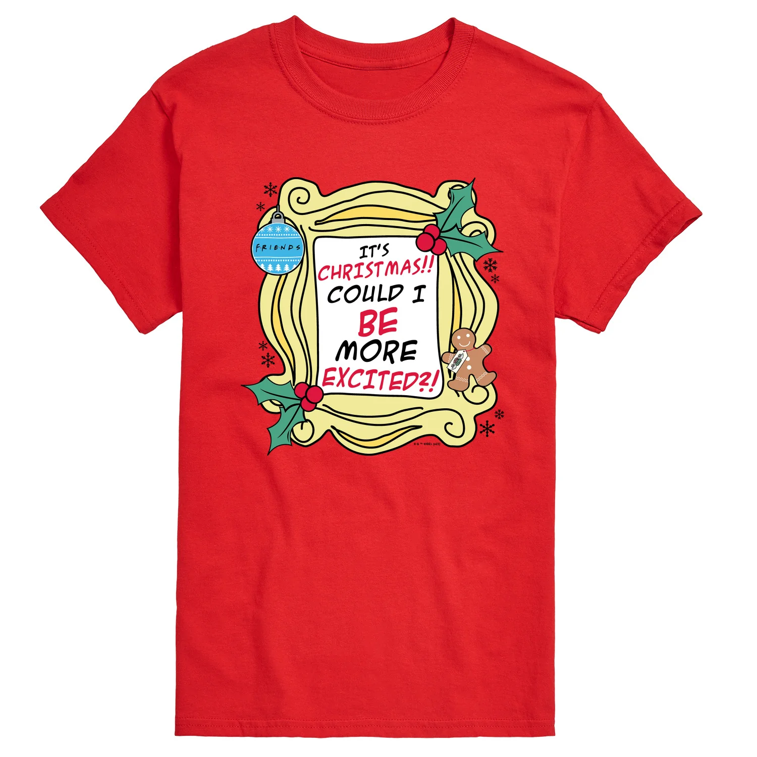 Friends - It's Christmas - Men's Short Sleeve Graphic T-Shirt - Image 4