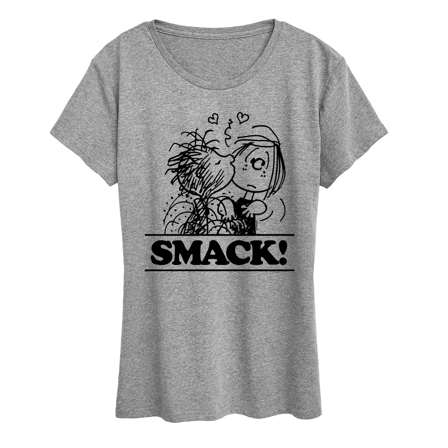 Peanuts - Pigpen Peppermint Patty Smack - Women's Short Sleeve Graphic T-Shirt - Image 3