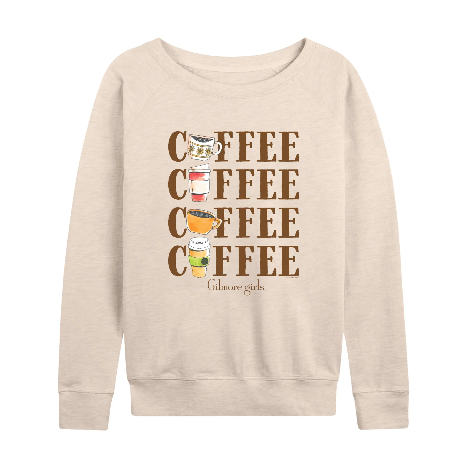 Gilmore Girls - Coffee Repeated - Women's French Terry Long Sleeve Pullover - Image 2