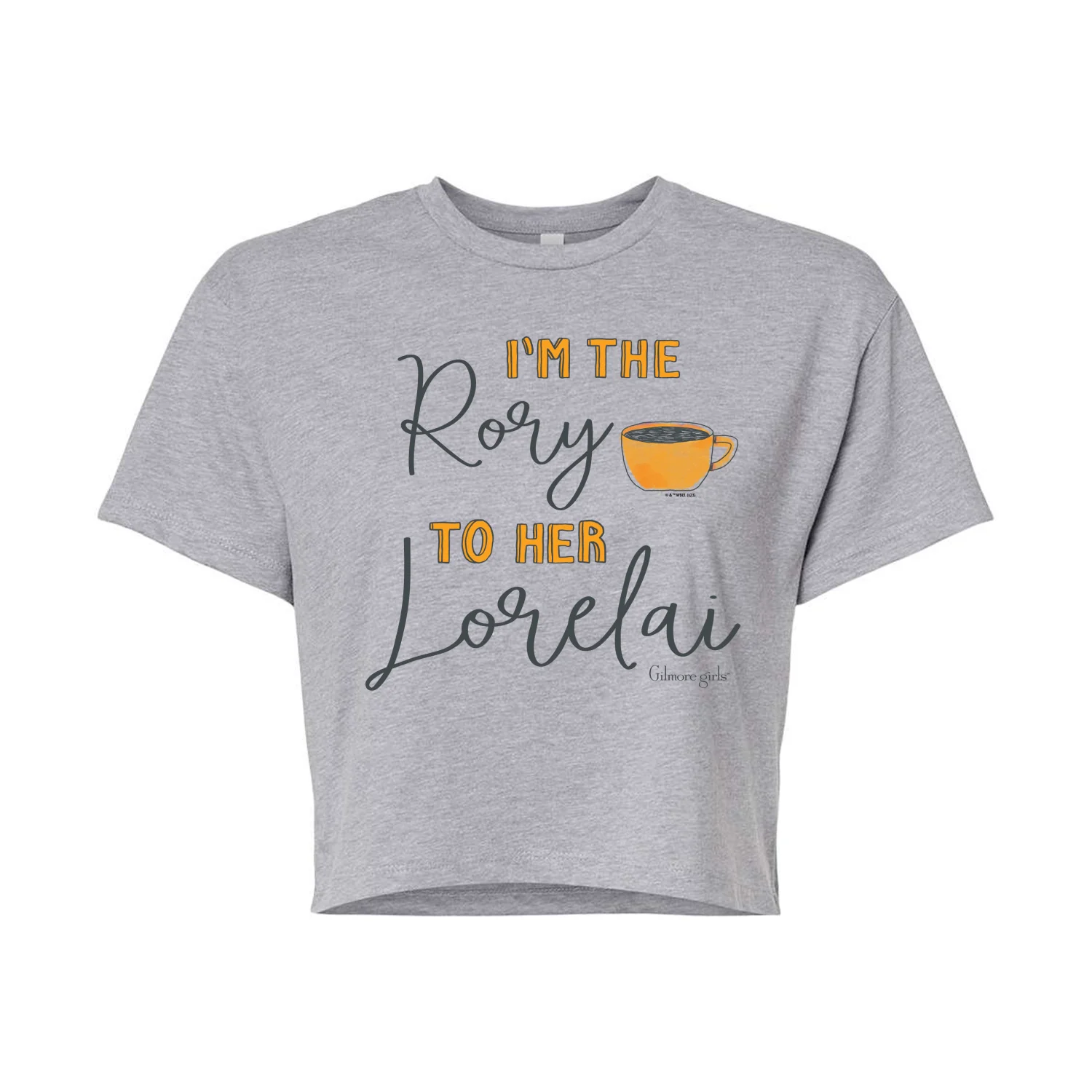 Gilmore Girls - I'm The Rory - Juniors Cropped Short Sleeve Graphic T-Shirt
