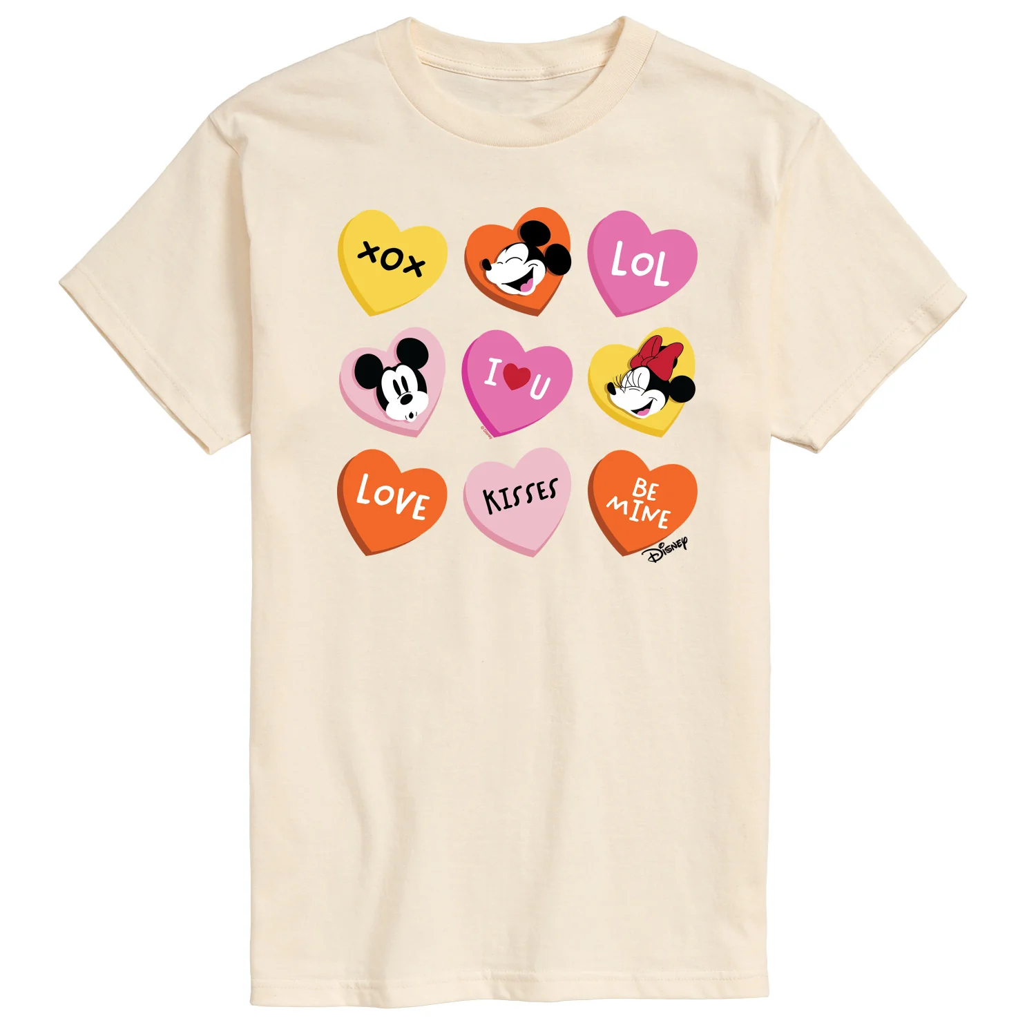 Disney - Heart Grid - Men's Short Sleeve Graphic T-Shirt - Image 2