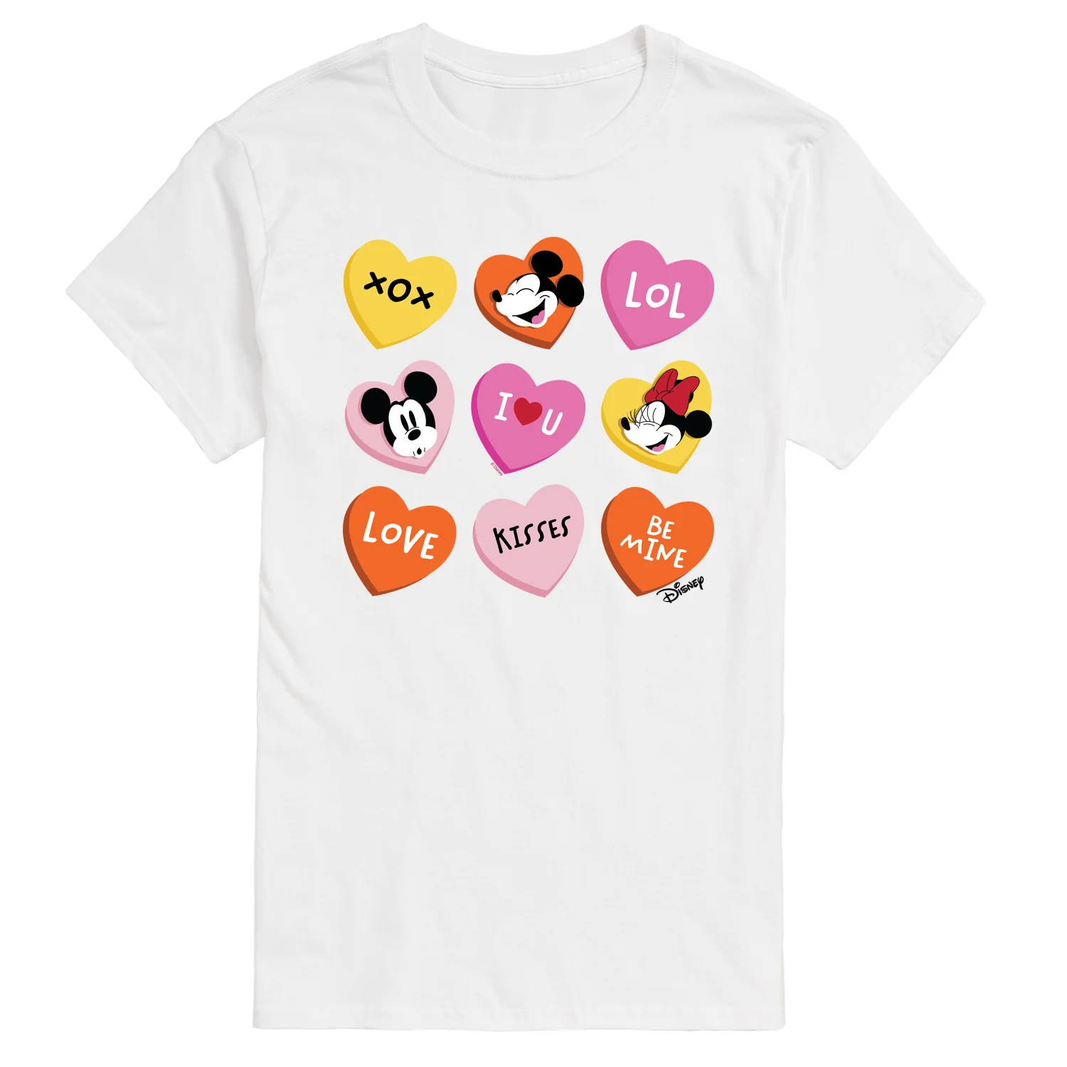 Disney - Heart Grid - Men's Short Sleeve Graphic T-Shirt - Image 3