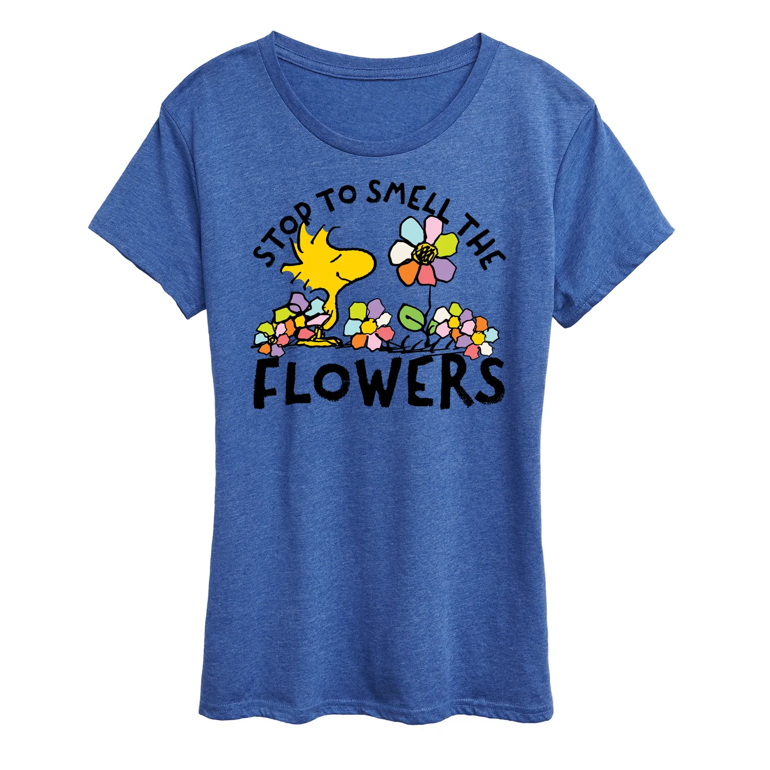Peanuts - Stop and Smell the Flowers - Women's Short Sleeve Graphic T-Shirt - Image 4