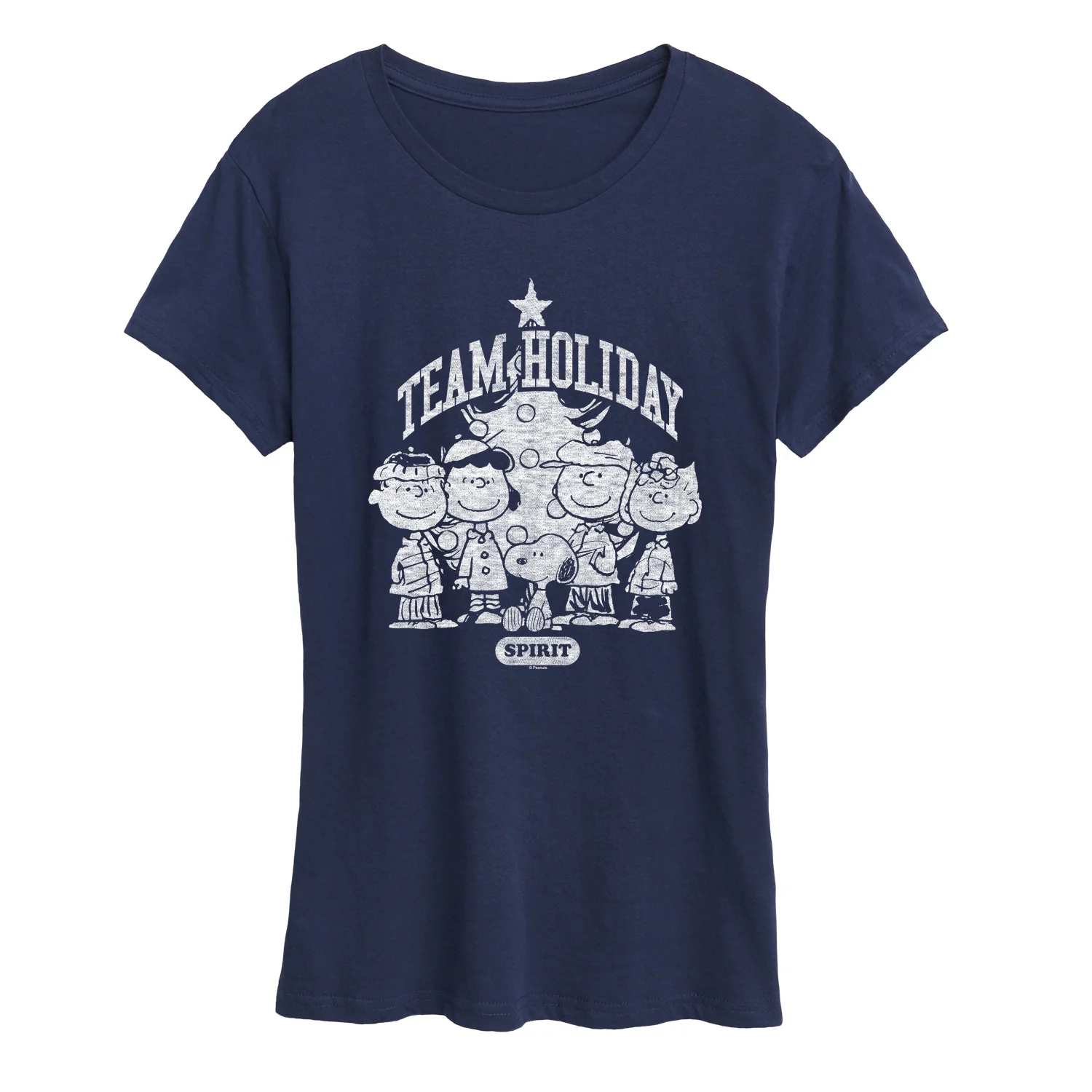 Peanuts - Snoopy And Friends Team Holiday Spirit - Women's Short Sleeve Graphic T-Shirt - Image 3