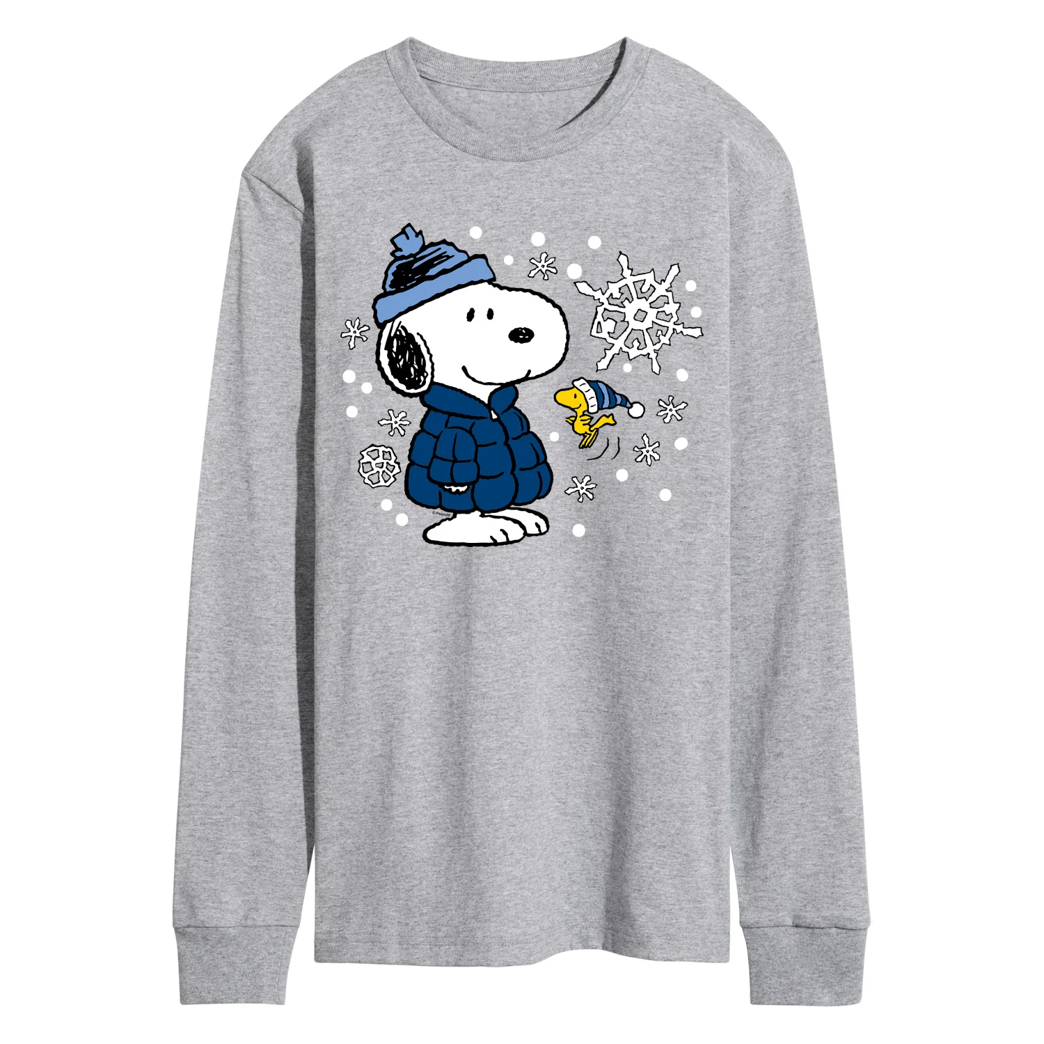 Peanuts - Snoopy Woodstock Hats - Men's Long Sleeve Graphic T-Shirt