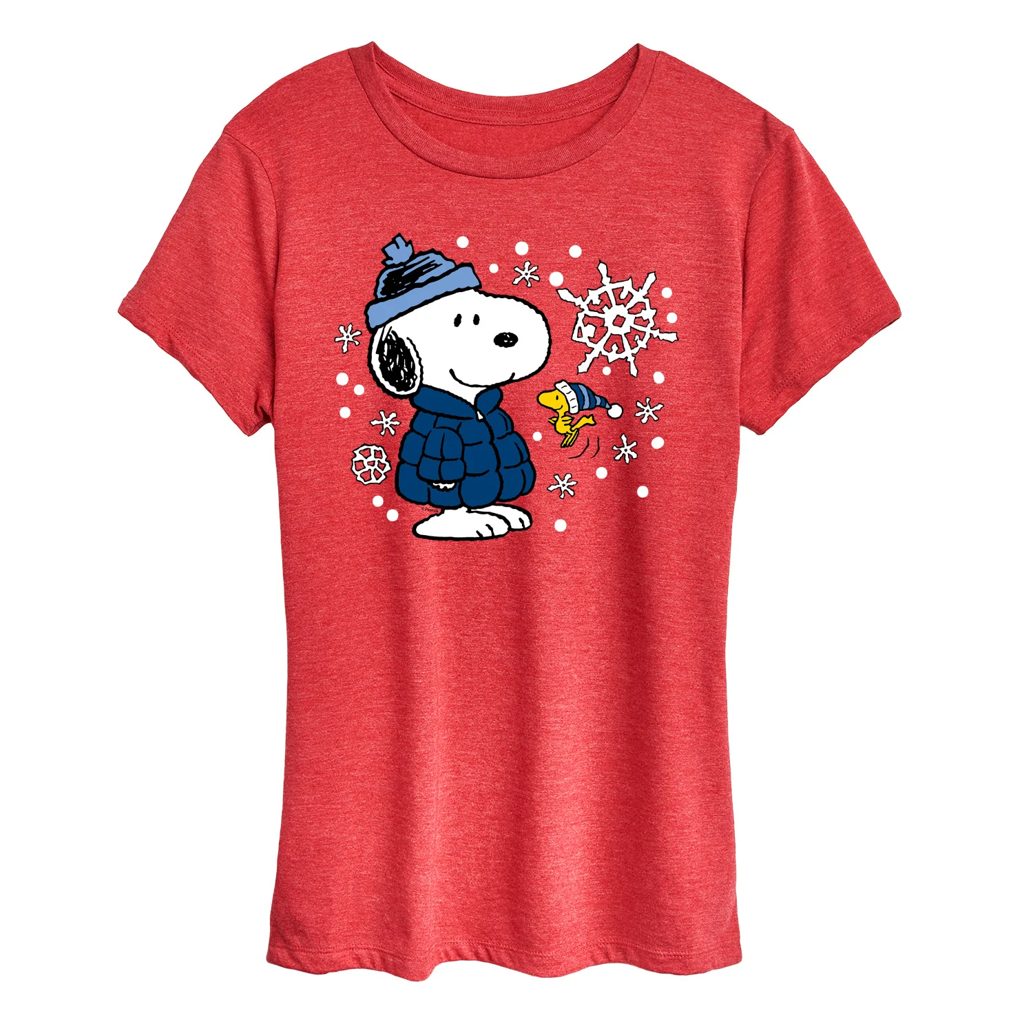 Peanuts - Snoopy Woodstock Hats - Women's Short Sleeve Graphic T-Shirt - Image 3