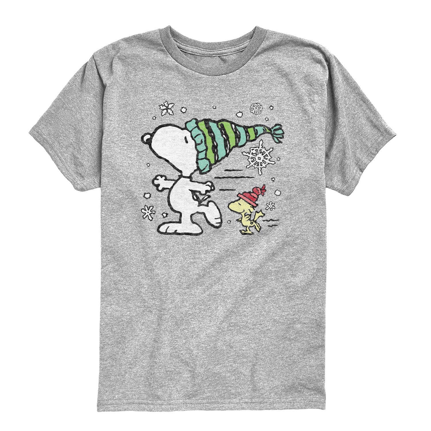 Peanuts - Snoopy Woodstock Skate - Toddler & Youth Short Sleeve Graphic T-Shirt - Image 2