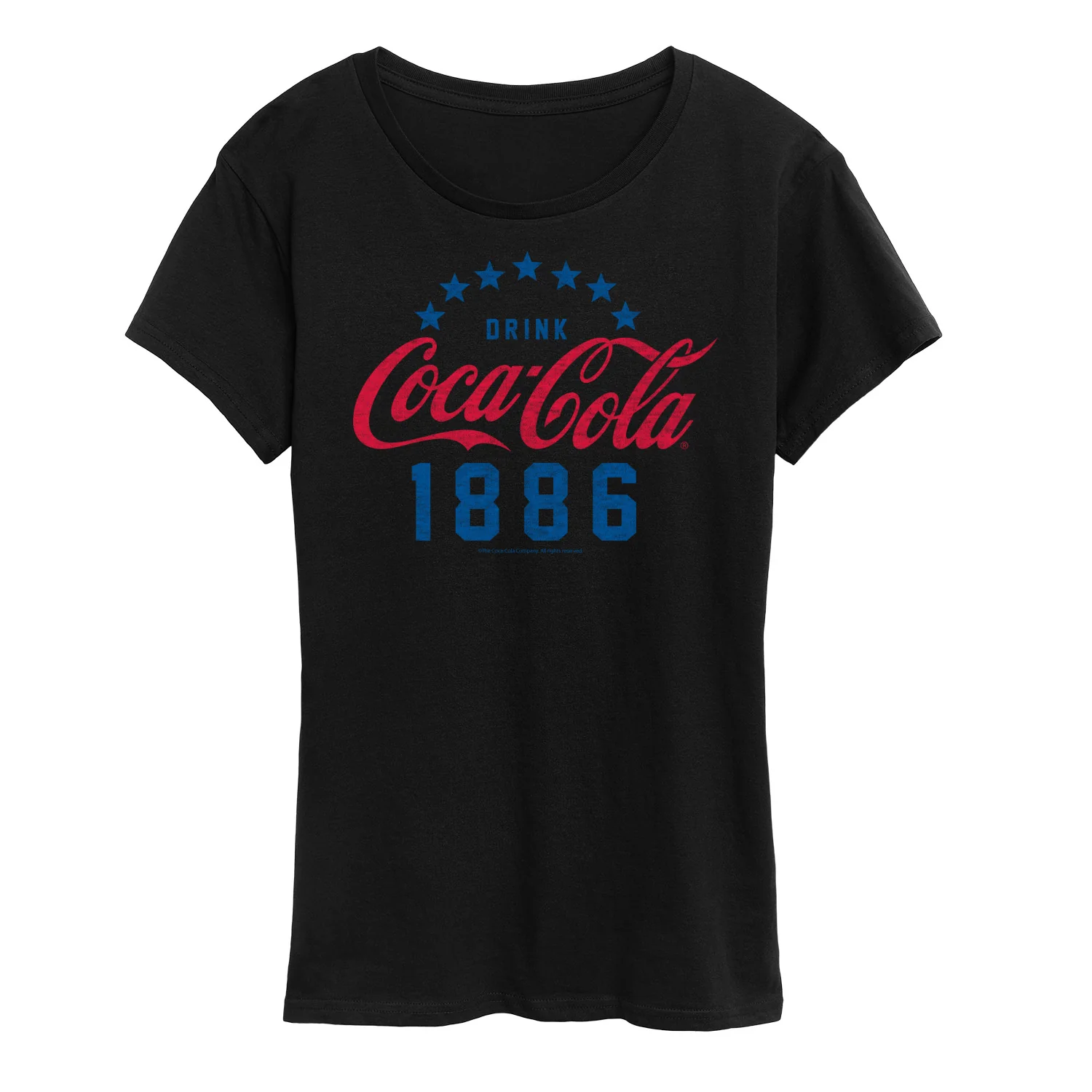 Coca-Cola - Star Circle - Womens Short Sleeve Graphic T-Shirt - Image 2
