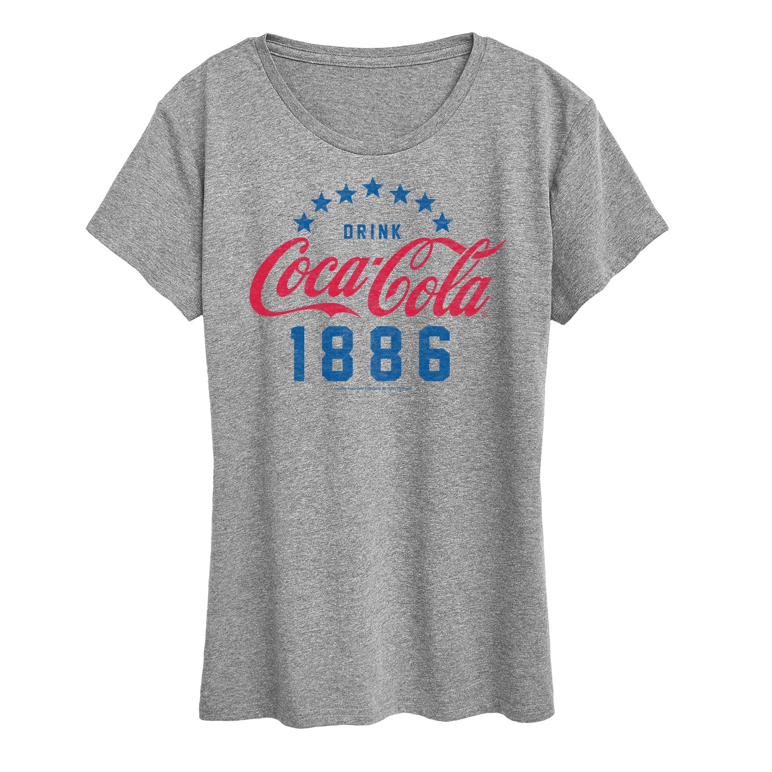 Coca-Cola - Star Circle - Womens Short Sleeve Graphic T-Shirt - Image 3
