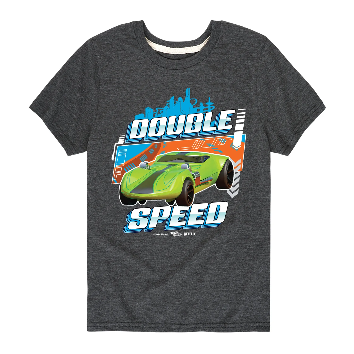 Hot Wheels - Double Speed - Kids Toddler And Youth Short Sleeve Tee - Image 2
