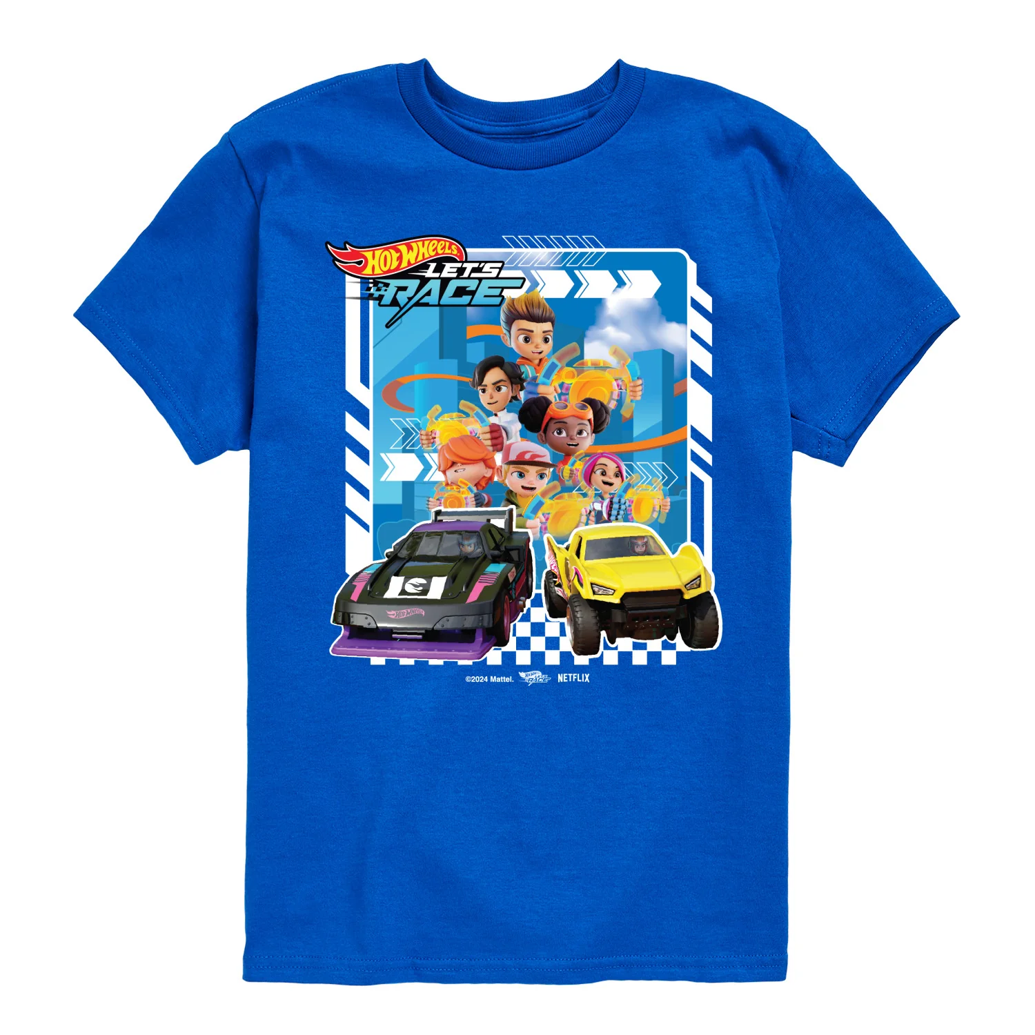 Hot Wheels - Lets Race Characters - Kids Toddler And Youth Short Sleeve Tee - Image 10