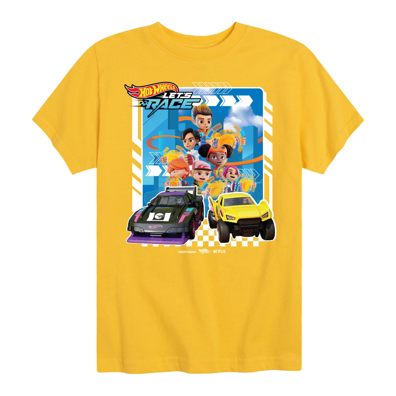 Hot Wheels - Lets Race Characters - Kids Toddler And Youth Short Sleeve Tee - Image 11