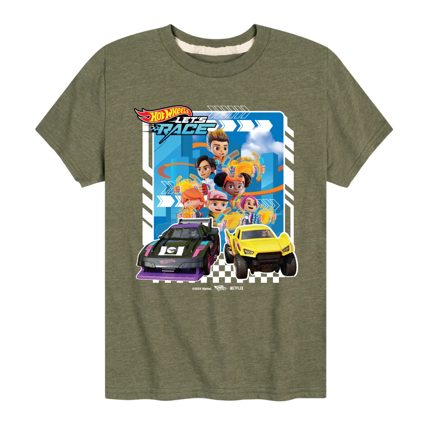 Hot Wheels - Lets Race Characters - Kids Toddler And Youth Short Sleeve Tee - Image 5