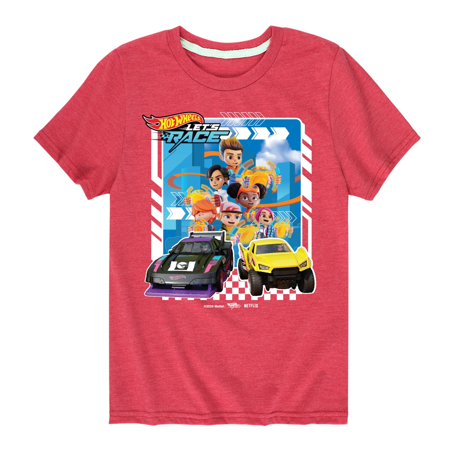 Hot Wheels - Lets Race Characters - Kids Toddler And Youth Short Sleeve Tee - Image 6