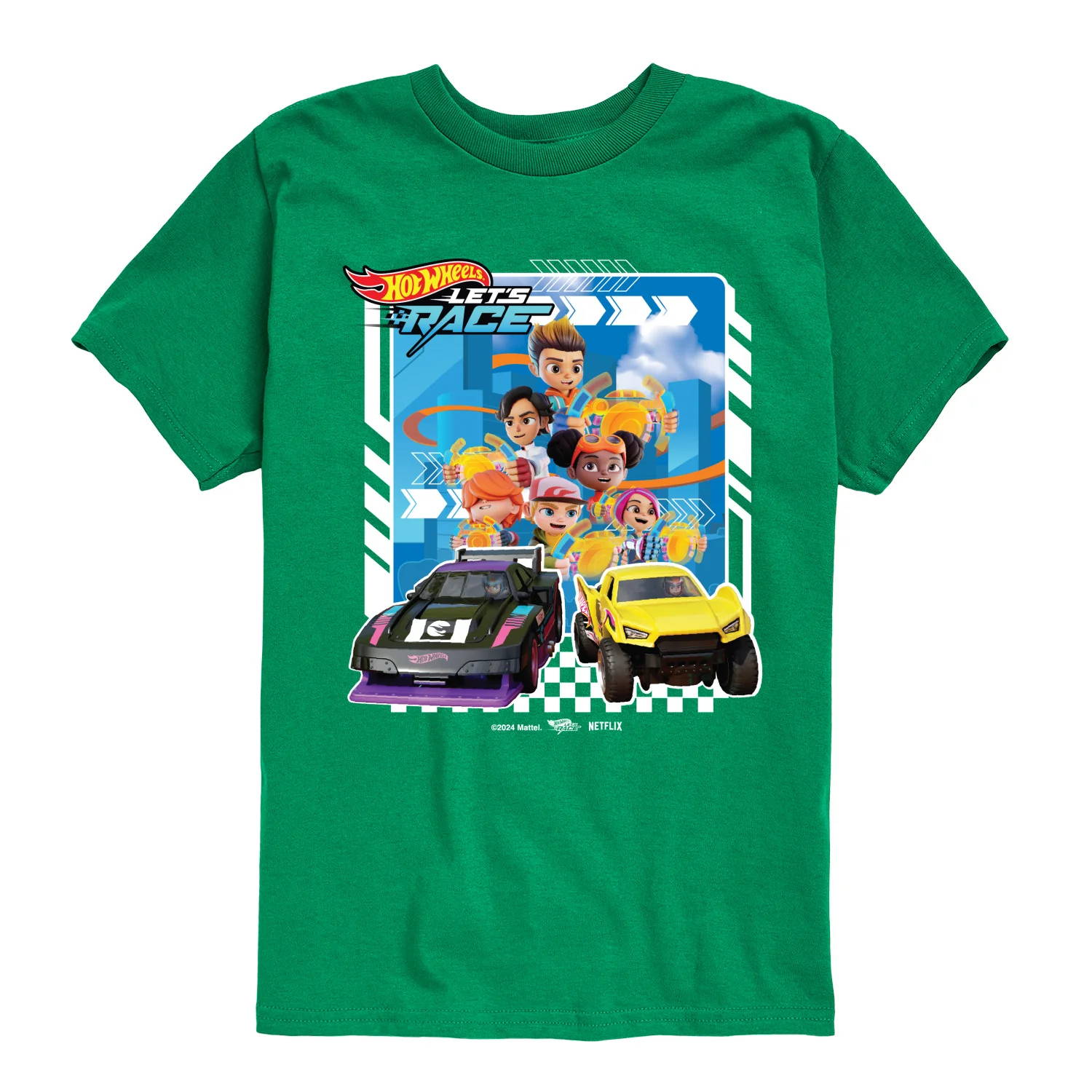 Hot Wheels - Lets Race Characters - Kids Toddler And Youth Short Sleeve Tee - Image 7