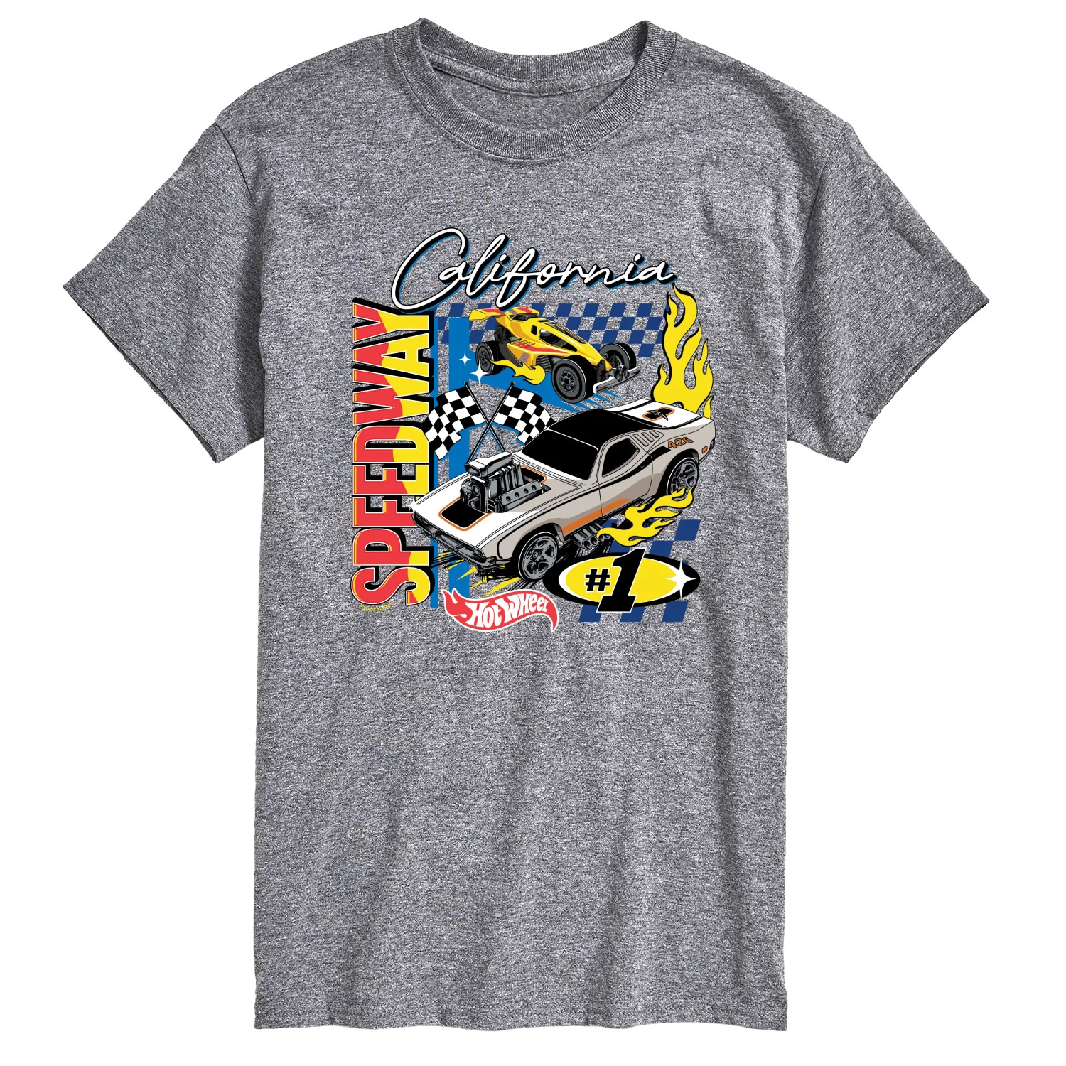 Hot Wheels - California Speedway -Men's Short Sleeve T-Shirt - Image 2