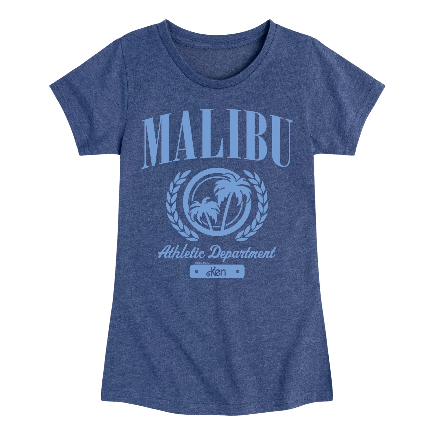 Barbie - Malibu Athletic Department - Girls Fitted Short Sleeve Graphic T-Shirt - Image 2