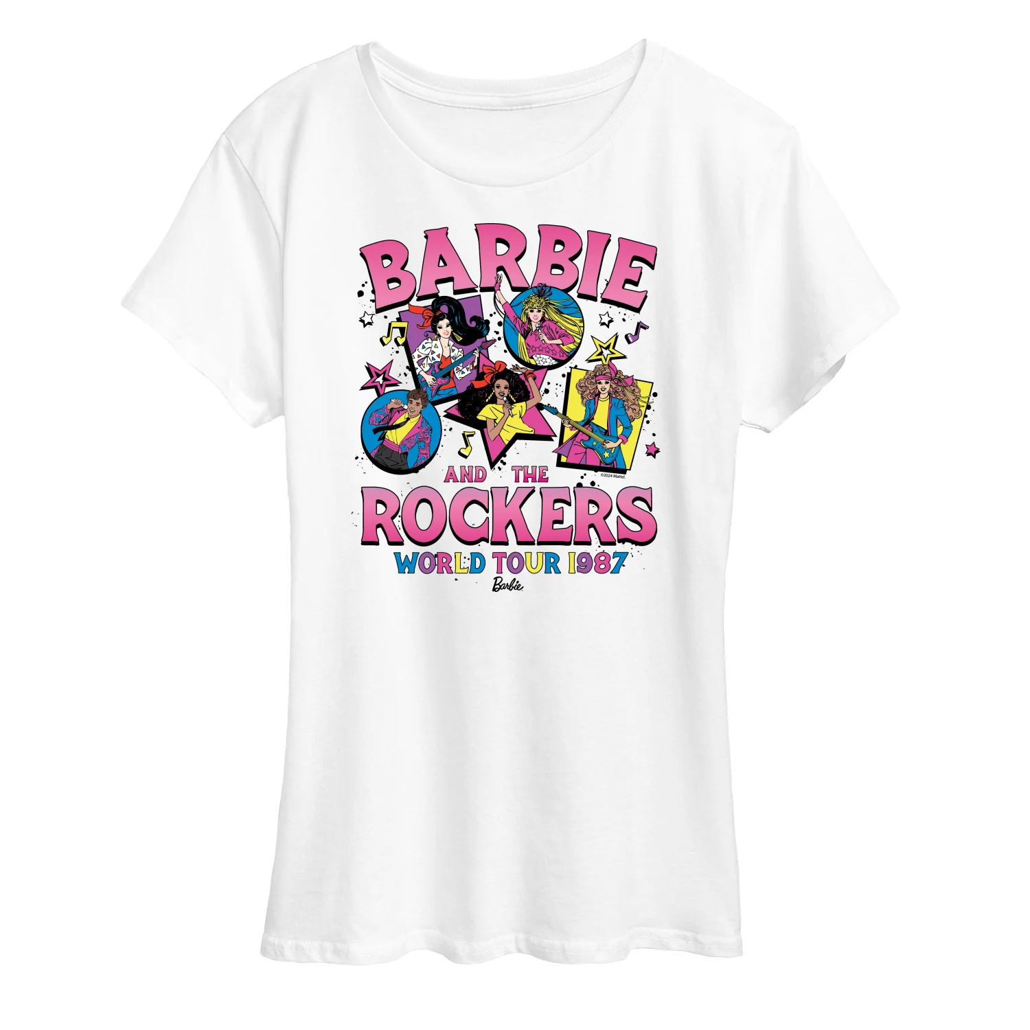 Barbie - Barbie And The Rockers - Women'S Short Sleeve Graphic T-Shirt