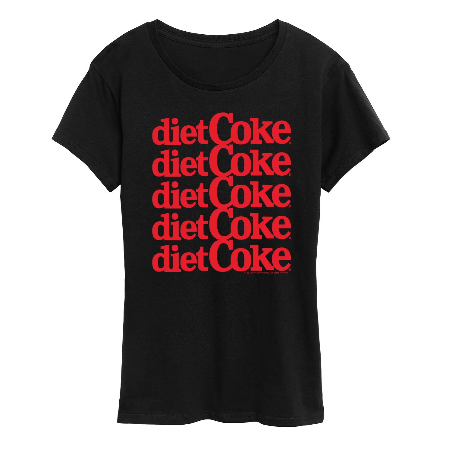 Diet Coke - Diet Coke Stacked - Ladies Short Sleeve Graphic T-Shirt - Image 2