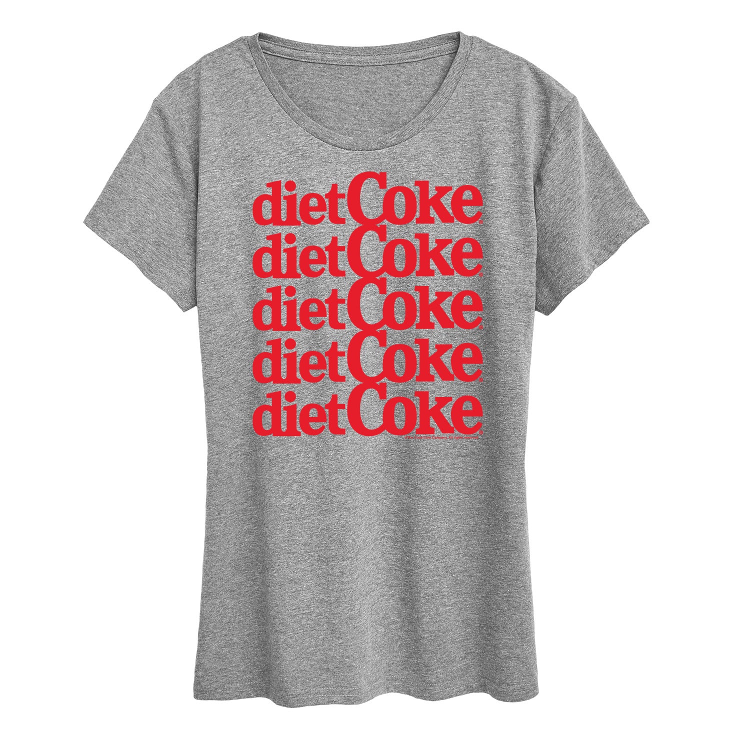 Diet Coke - Diet Coke Stacked - Ladies Short Sleeve Graphic T-Shirt - Image 4