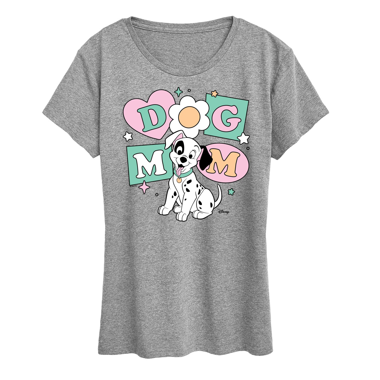101 Dalmatians - Dog Mom - Women's Short Sleeve Graphic T-Shirt - Image 2
