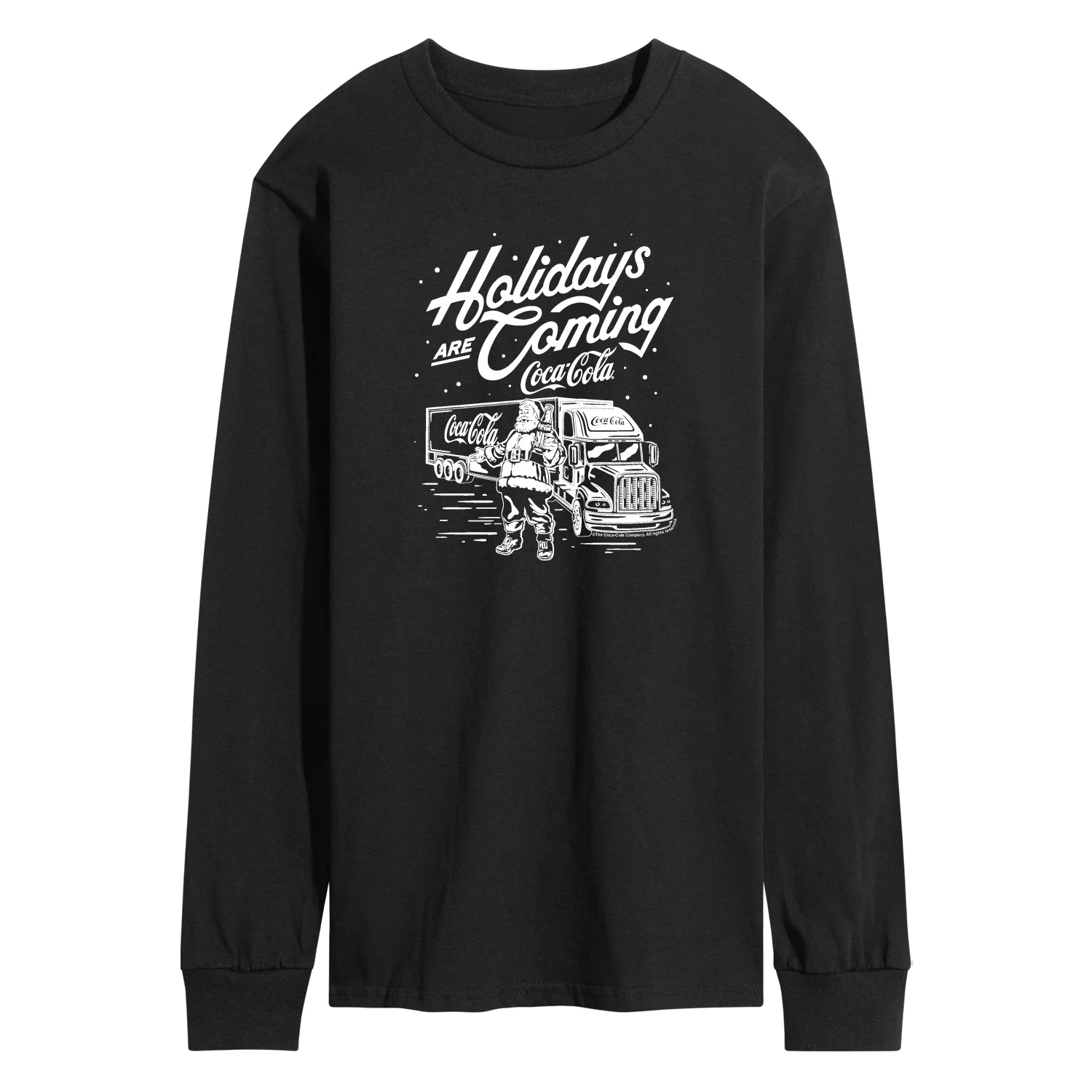 Coca-Cola - Holidays are Coming Truck - Men's Long Sleeve Graphic T-shirt