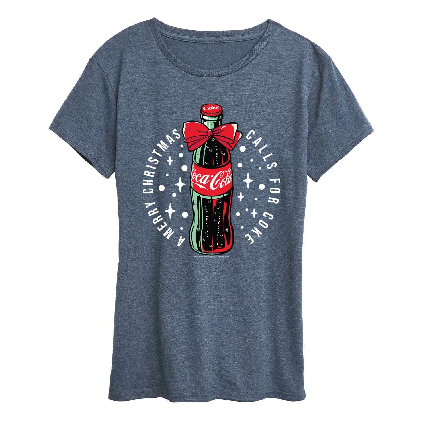 Coca-Cola - Happy Holidays Bottle - Women's Short Sleeve Graphic T-Shirt - Image 2