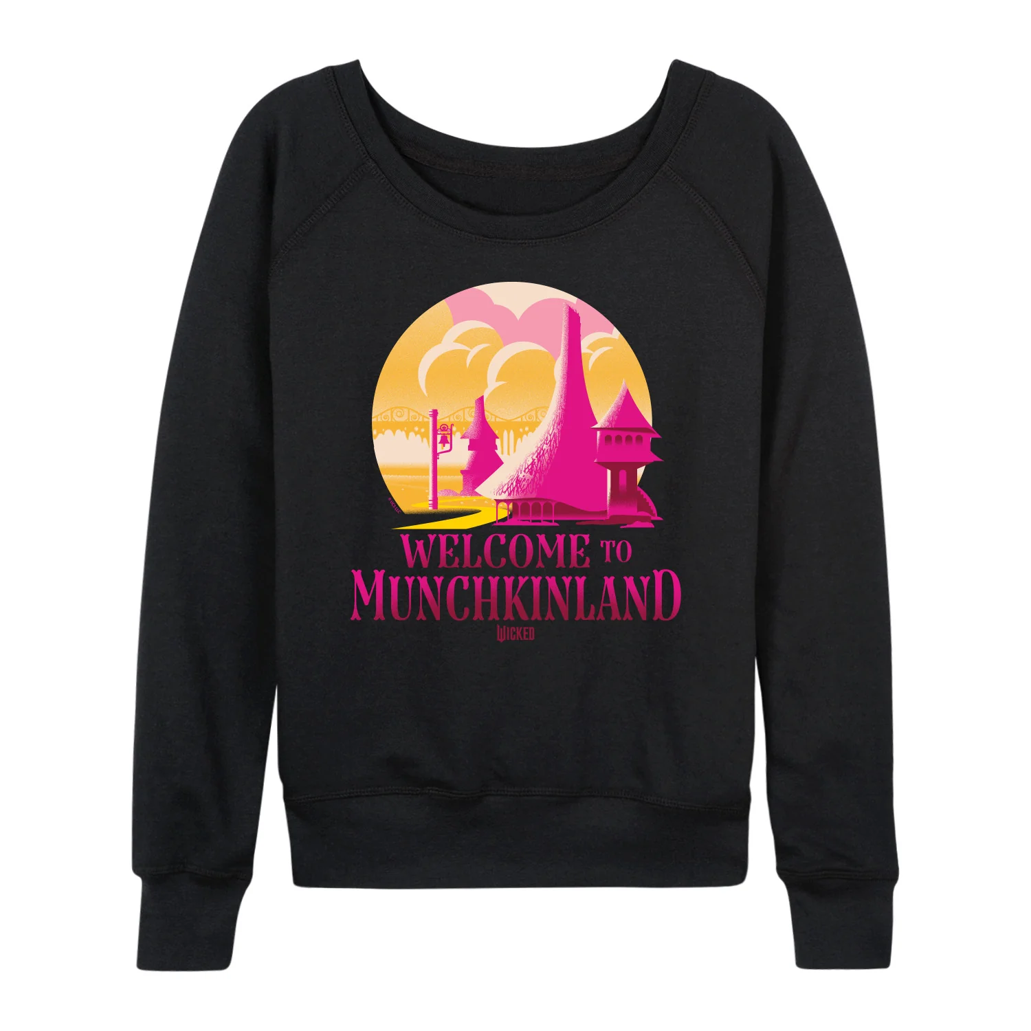 Wicked - Munchkinland - Women's French Terry Long Sleeve Shirt - Image 2