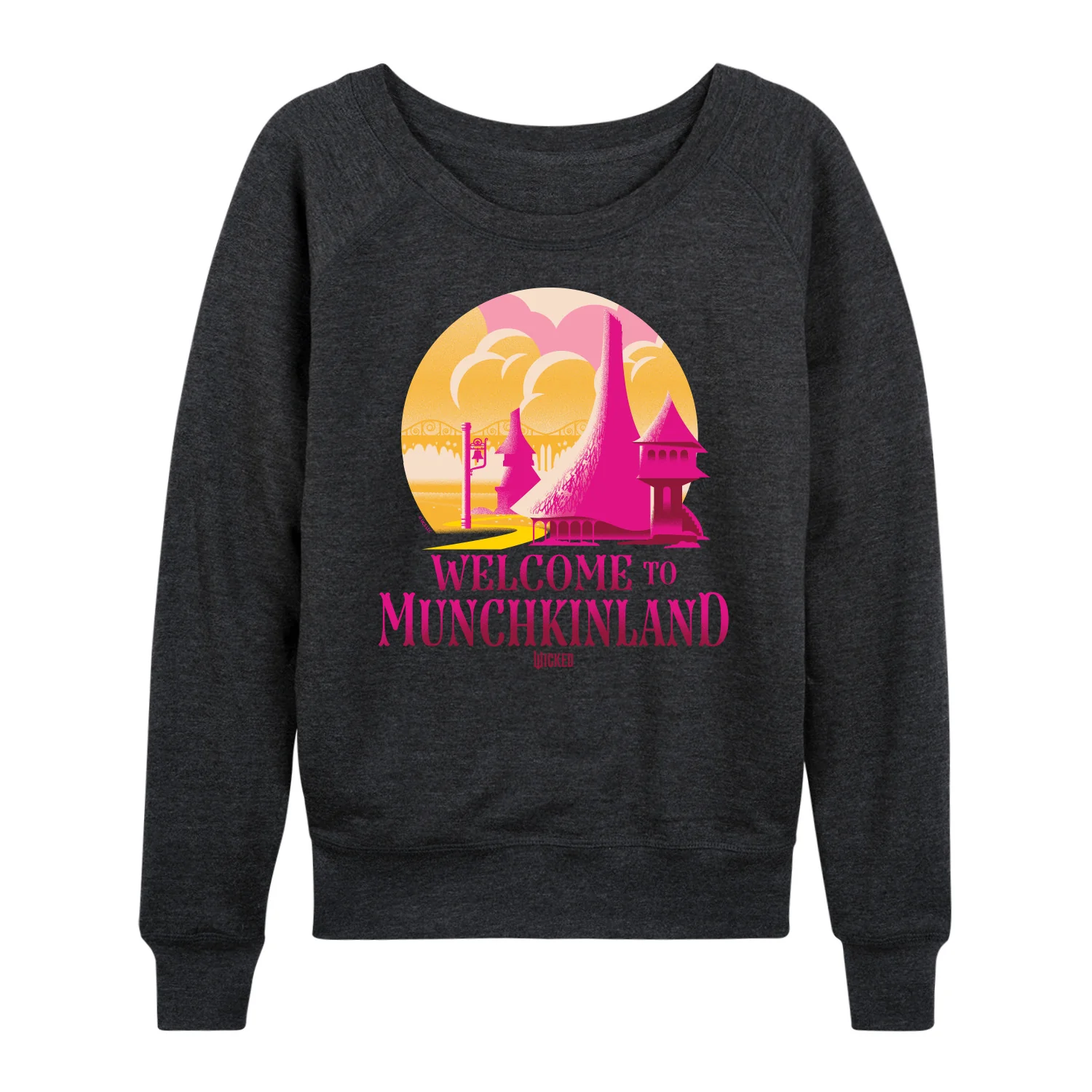 Wicked - Munchkinland - Women's French Terry Long Sleeve Shirt - Image 3