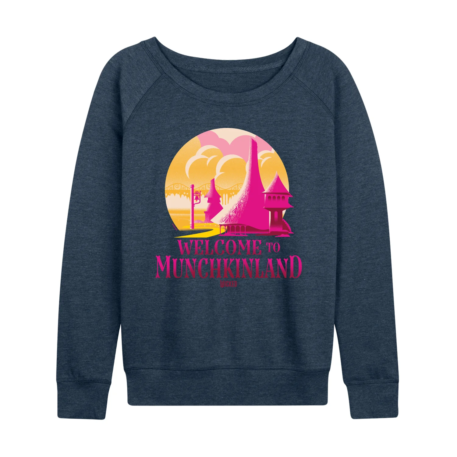 Wicked - Munchkinland - Women's French Terry Long Sleeve Shirt - Image 4