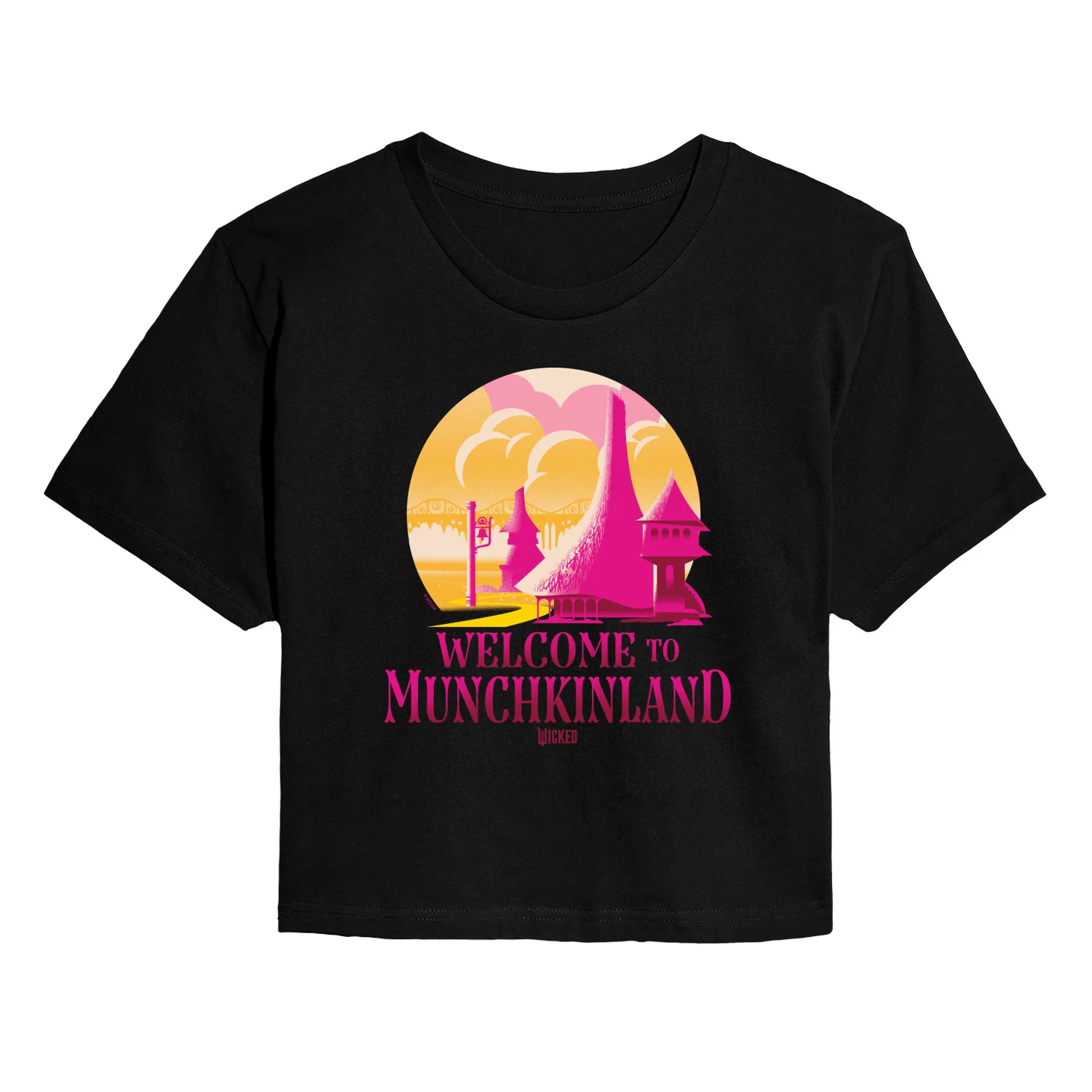 Wicked - Munchkinland - Men's Juniors Cropped Graphic T-shirt