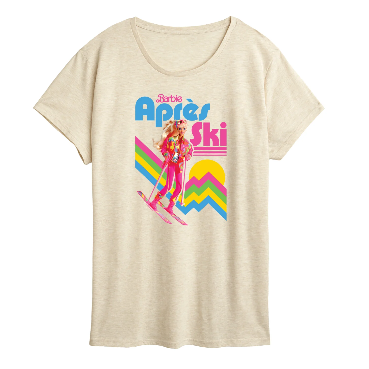 Barbie - Retro Apres Ski-Women's Short Sleeve Graphic T-Shirt - Image 2