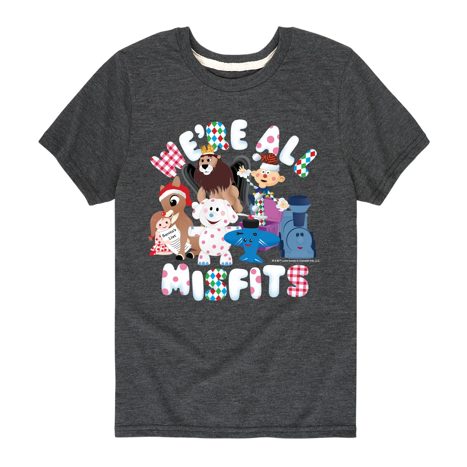Rudolph - Misfits - Youth Short Sleeve Graphic T-Shirt - Image 2