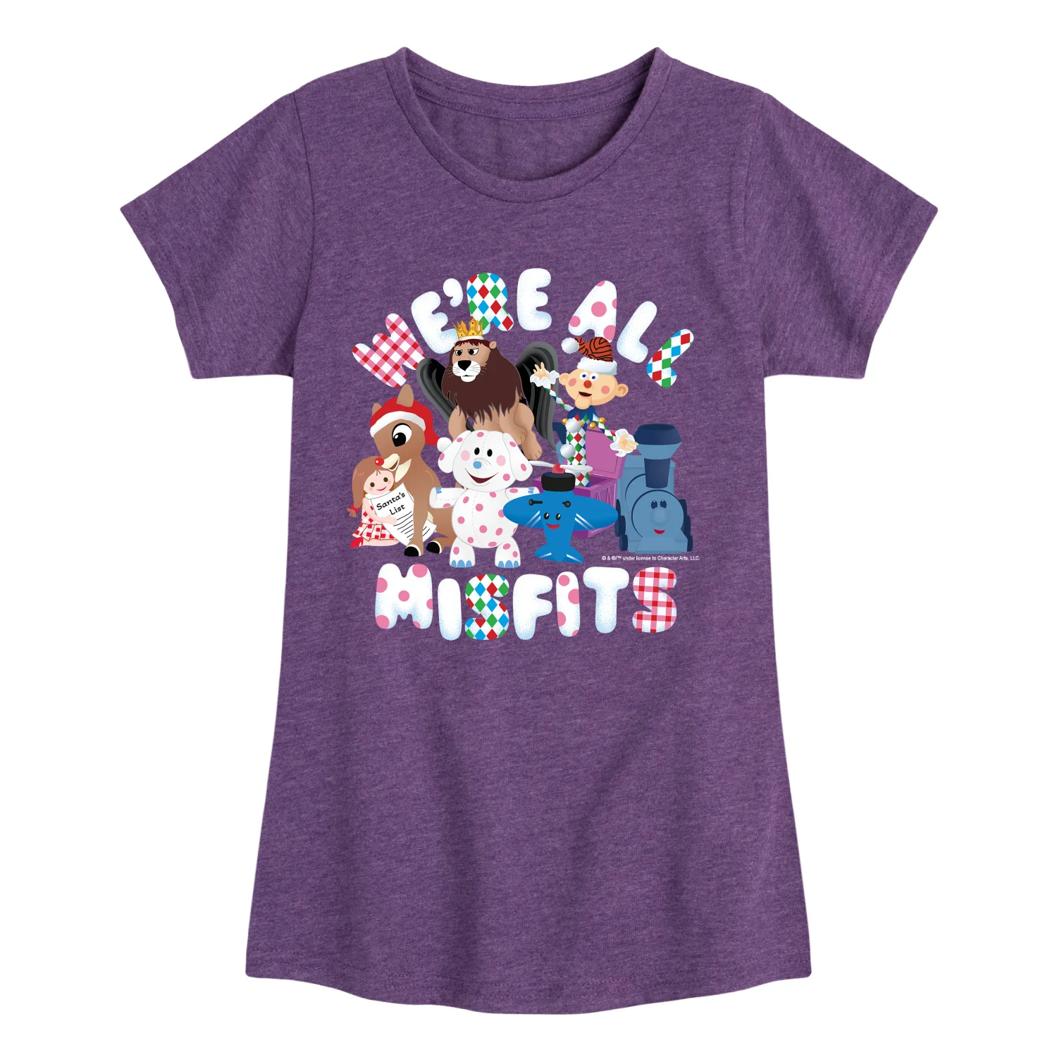Rudolph - Misfits - Youth Girls Short Sleeve T-Shirt - Image 3