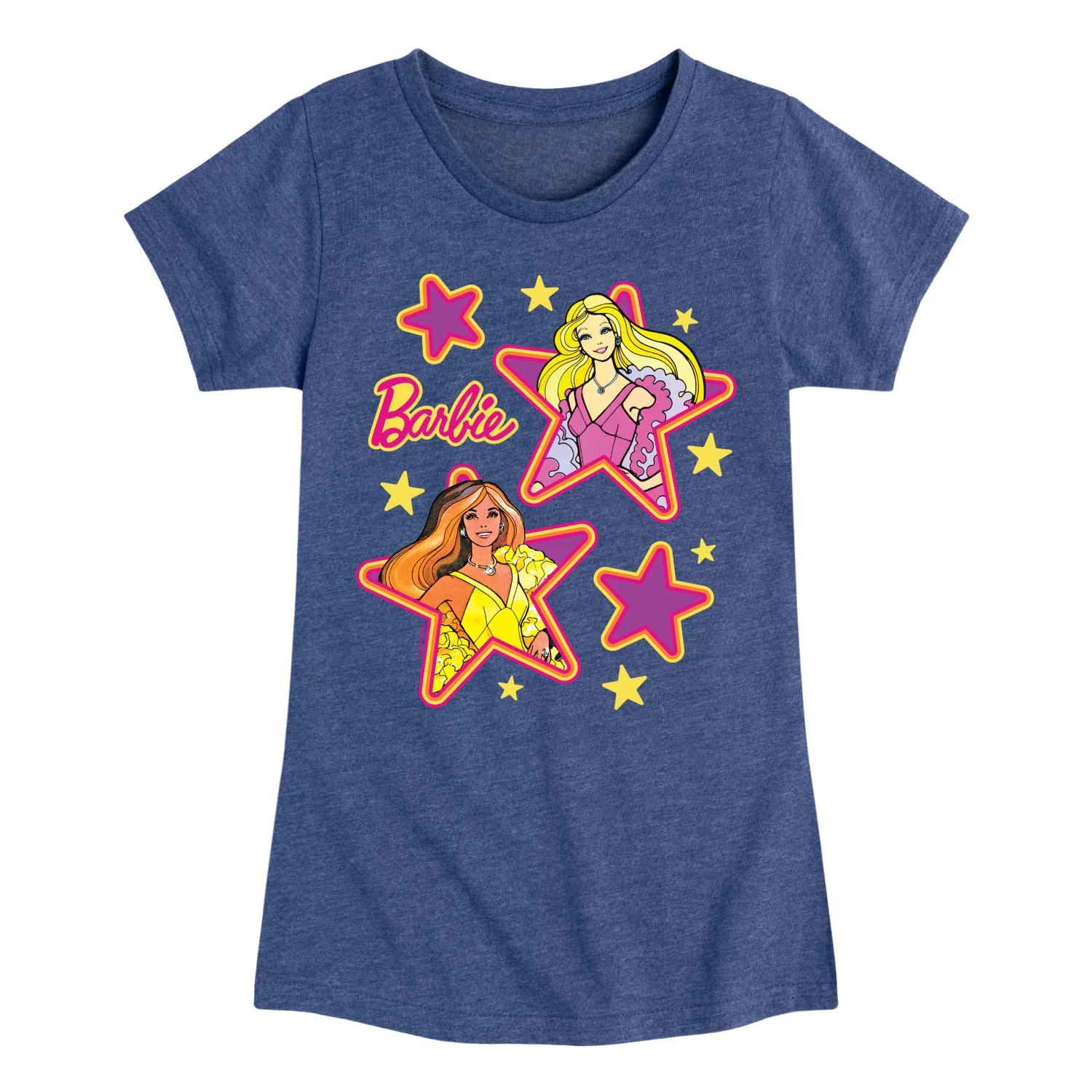 Barbie - Superstar 70s - Toddler And Youth Girls Fitted Short Sleeve Graphic T-Shirt - Image 4