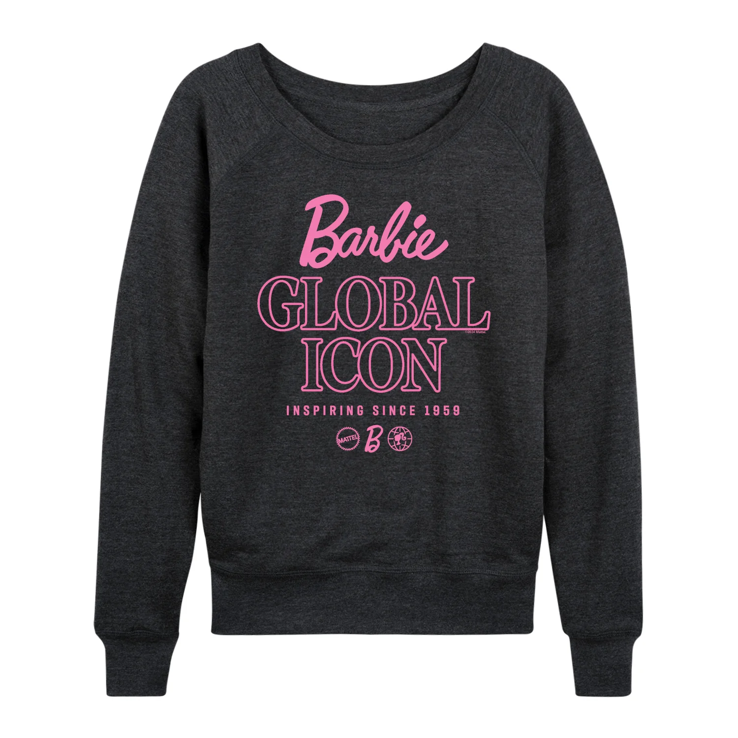 Barbie - Global Icon - Women's French Terry Long Sleeve Shirt - Image 3