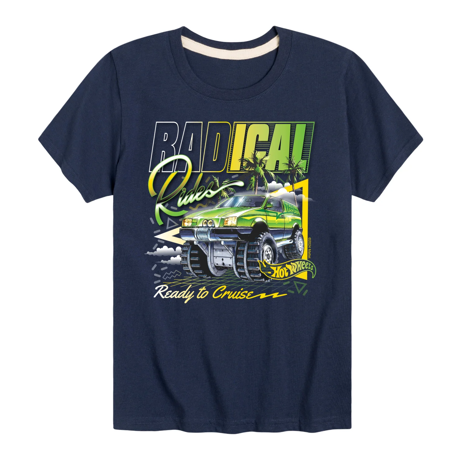 Hot Wheels - Radical Rides 80S - Toddler And Youth Short Sleeve T-Shirt - Image 3